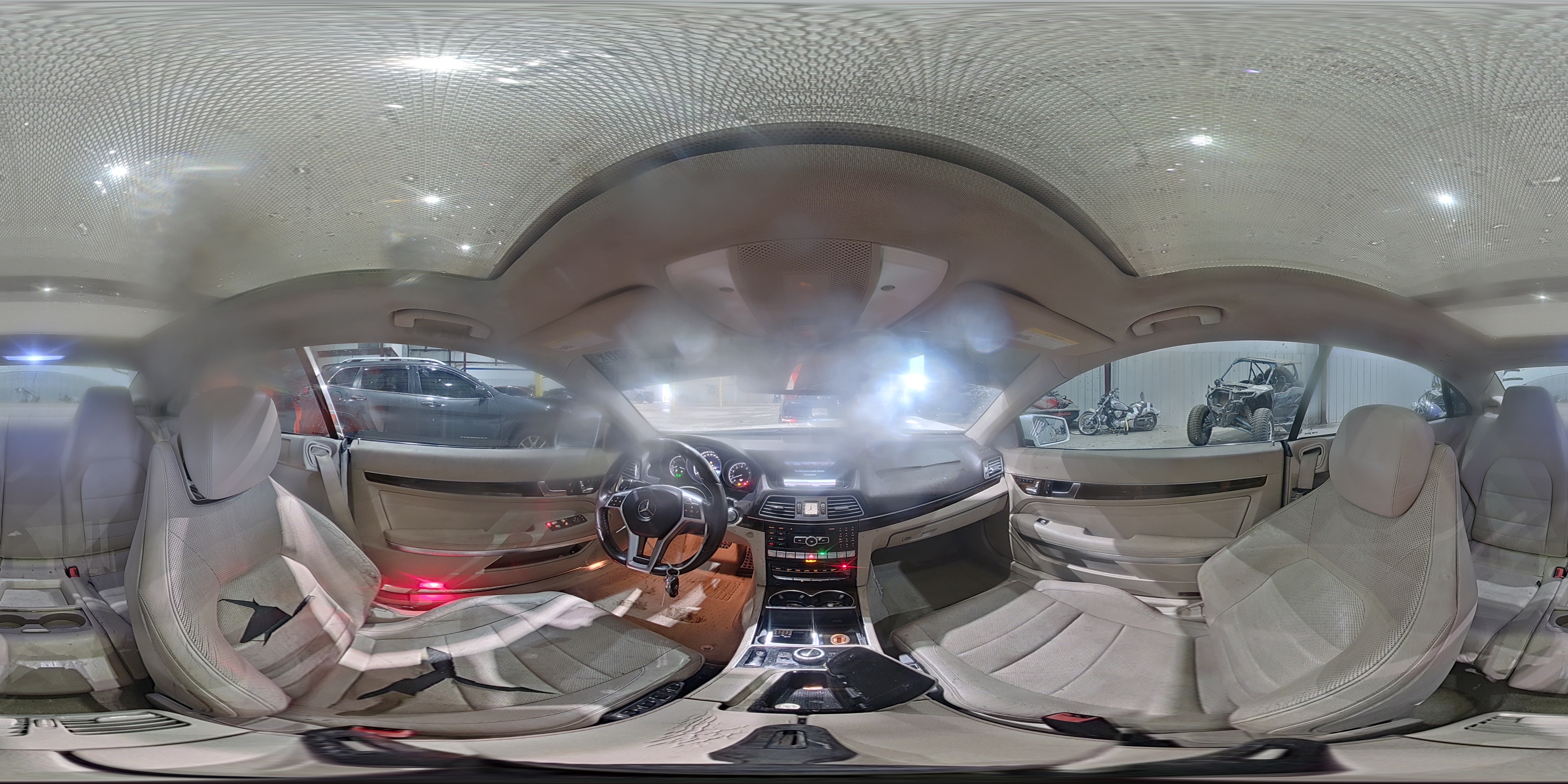 2015 Mercedes-benz E 400 4matic White vin: WDDKJ6HB9FF297098
