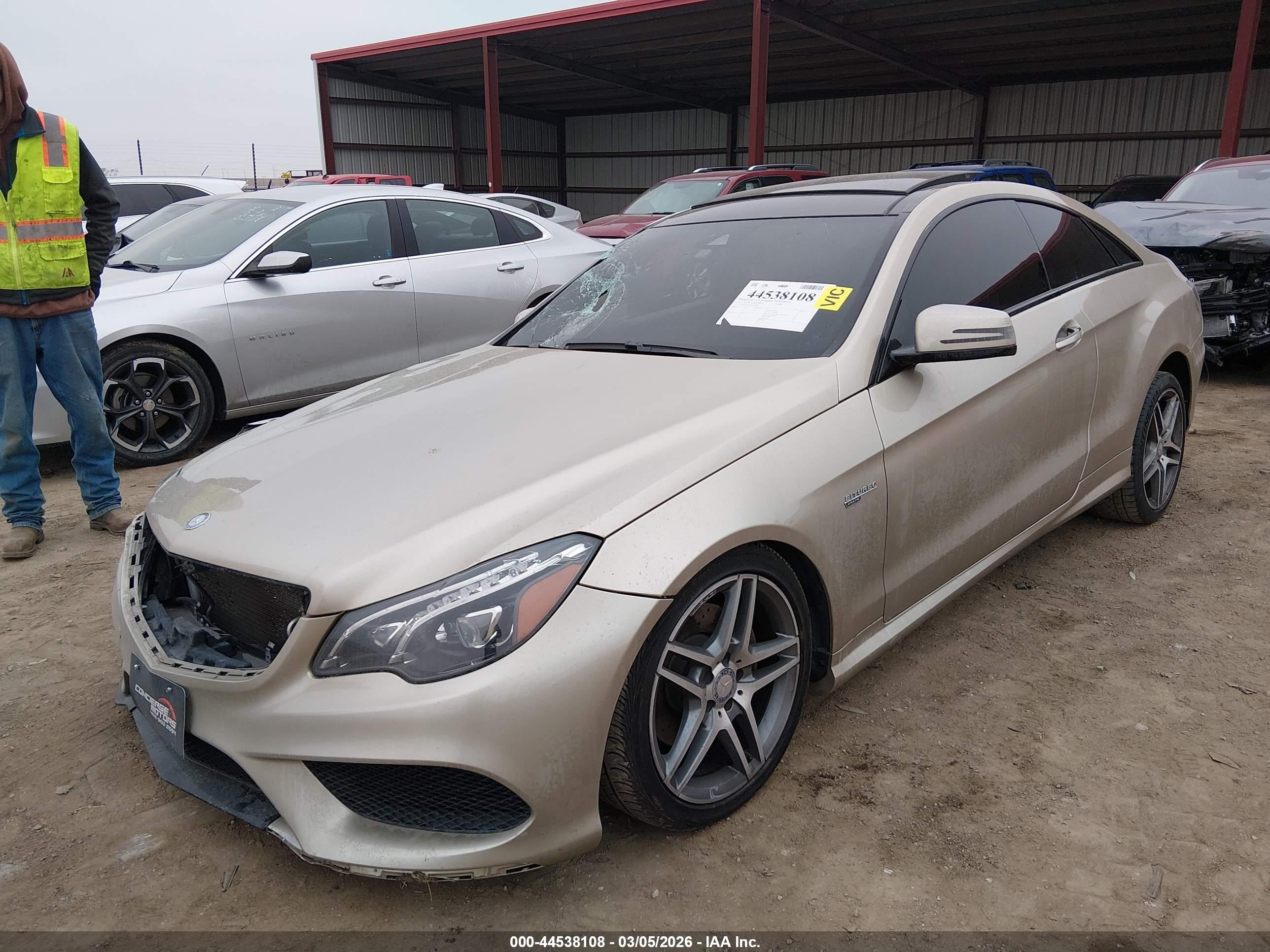 2017 Mercedes-benz E 400 4matic Gold vin: WDDKJ6HB9HF357089