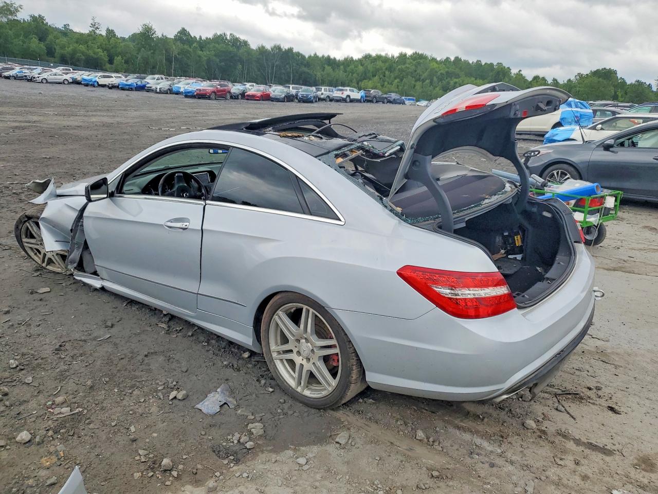 2010 Mercedes-benz E 550 Silver vin: WDDKJ7CB6AF037893