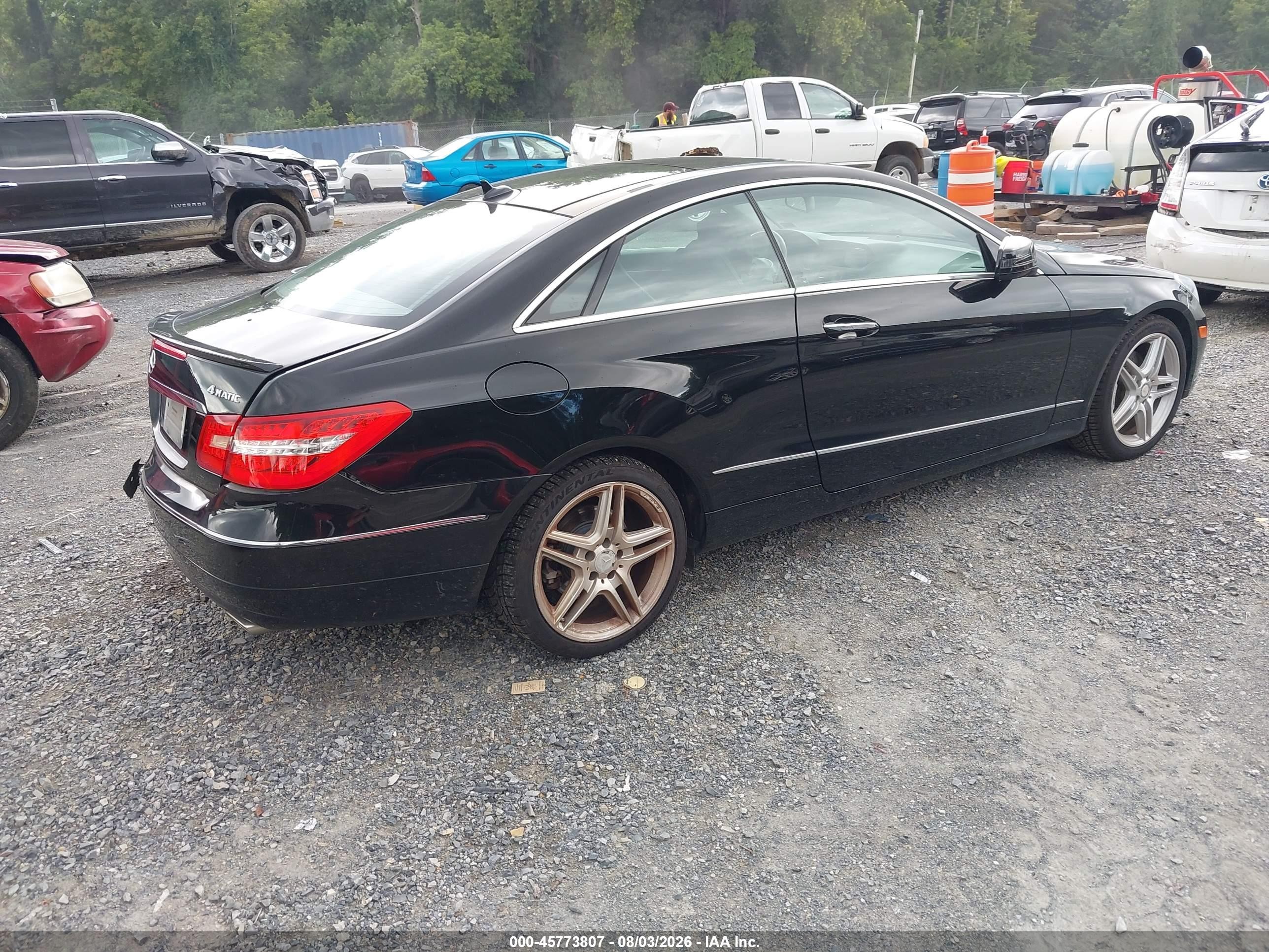 2013 Mercedes-benz E 350 4matic Black vin: WDDKJ8JB2DF214677