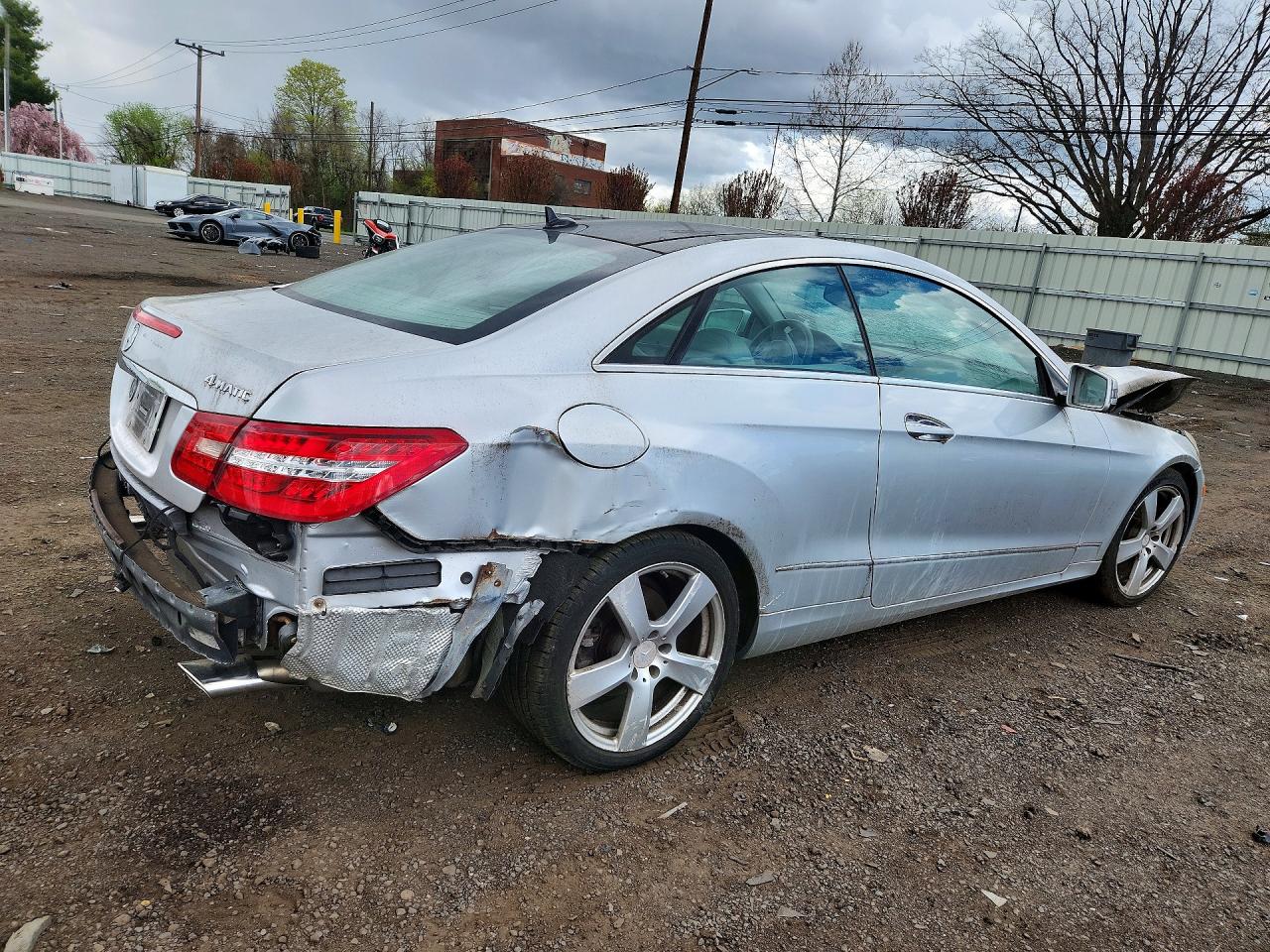 2013 Mercedes-benz E 350 4matic Silver vin: WDDKJ8JB8DF196489