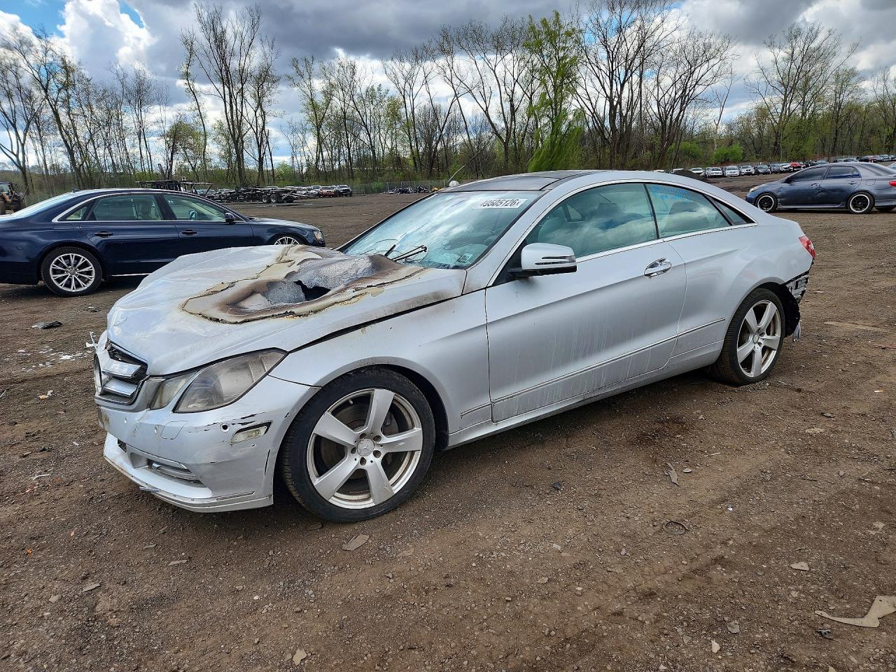 2013 Mercedes-benz E 350 4matic Silver vin: WDDKJ8JB8DF196489