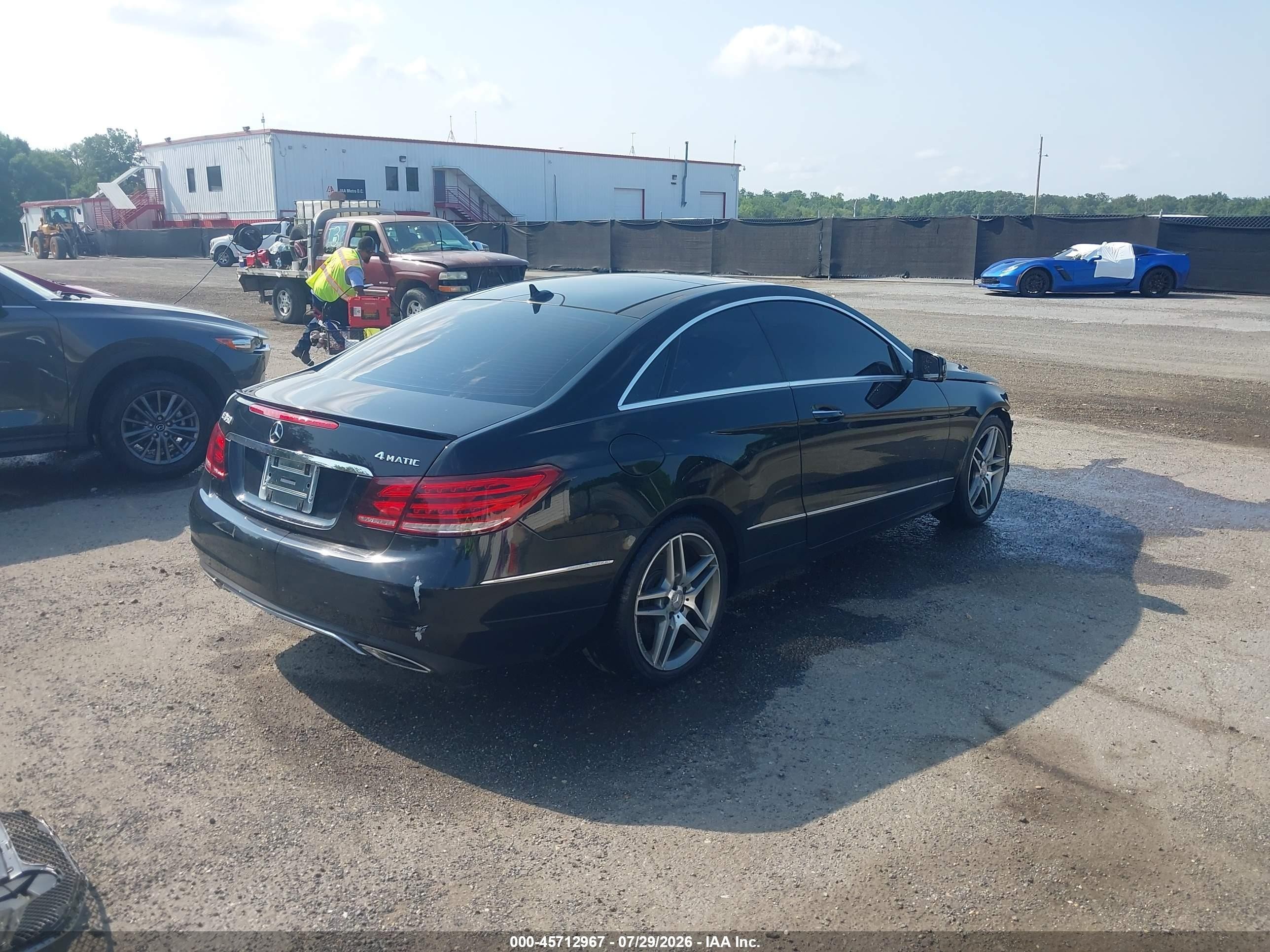 2014 Mercedes-benz E 350 4matic Black vin: WDDKJ8JB8EF253078