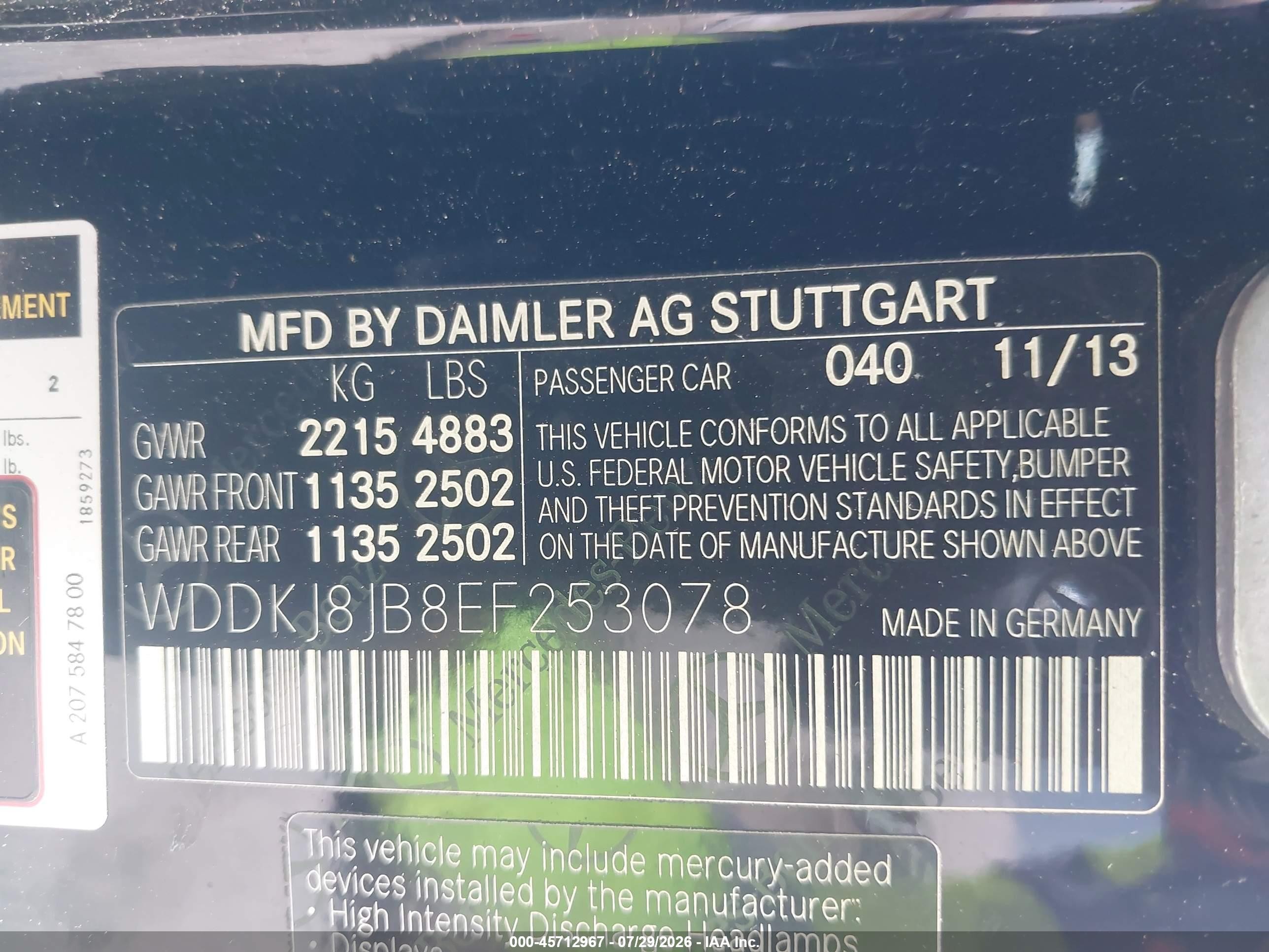 2014 Mercedes-benz E 350 4matic Black vin: WDDKJ8JB8EF253078