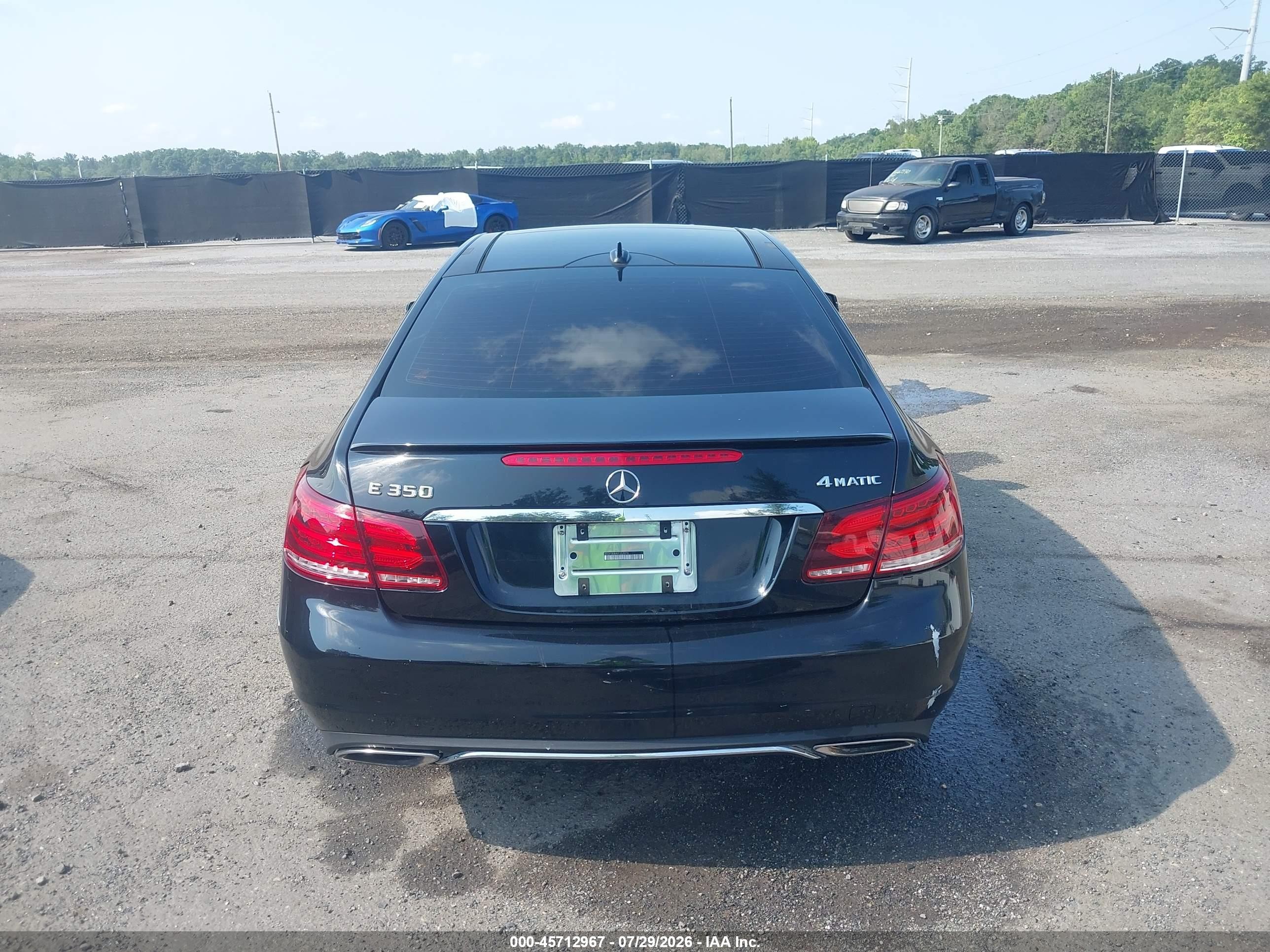 2014 Mercedes-benz E 350 4matic Black vin: WDDKJ8JB8EF253078