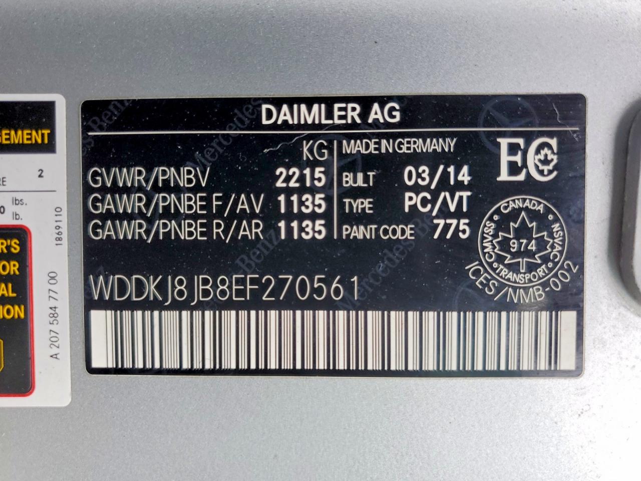 2014 Mercedes-benz E 350 4matic Silver vin: WDDKJ8JB8EF270561