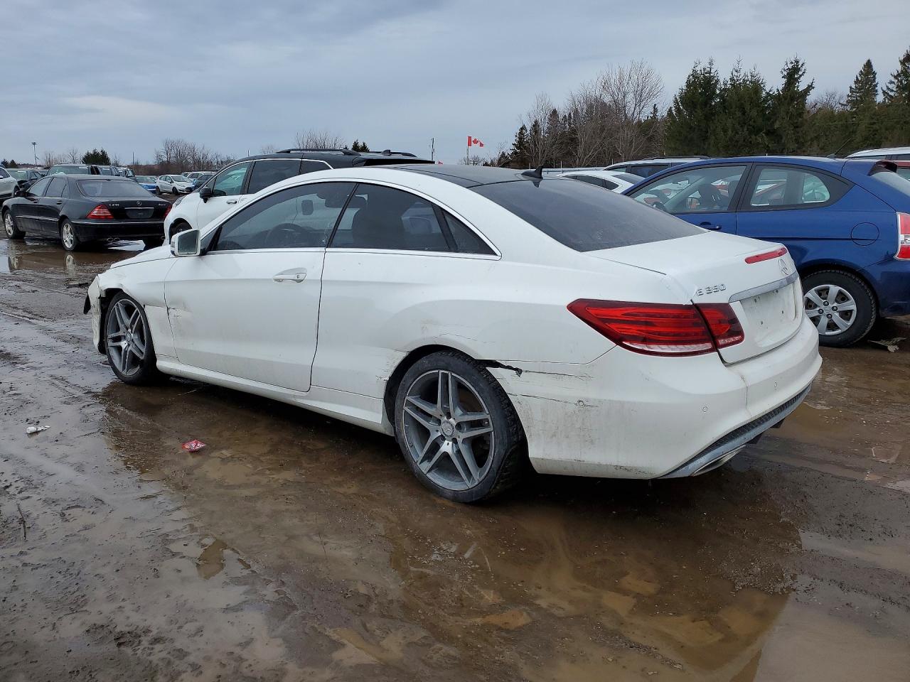 2014 Mercedes Benz E 350 4matic White vin: WDDKJ8JBXEF272392