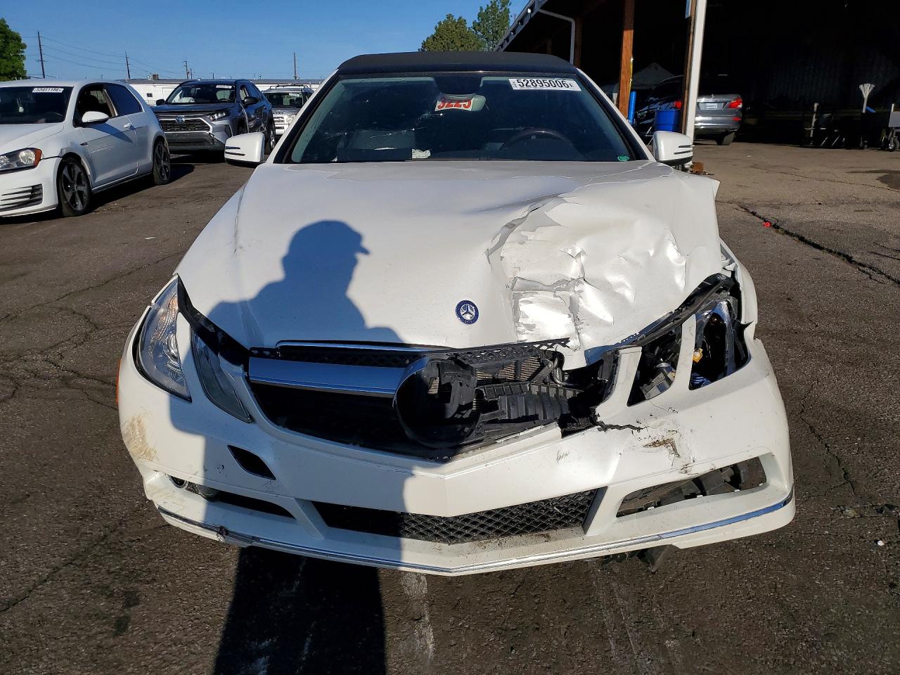 2011 Mercedes-benz E 350 White vin: WDDKK5GF3BF060046