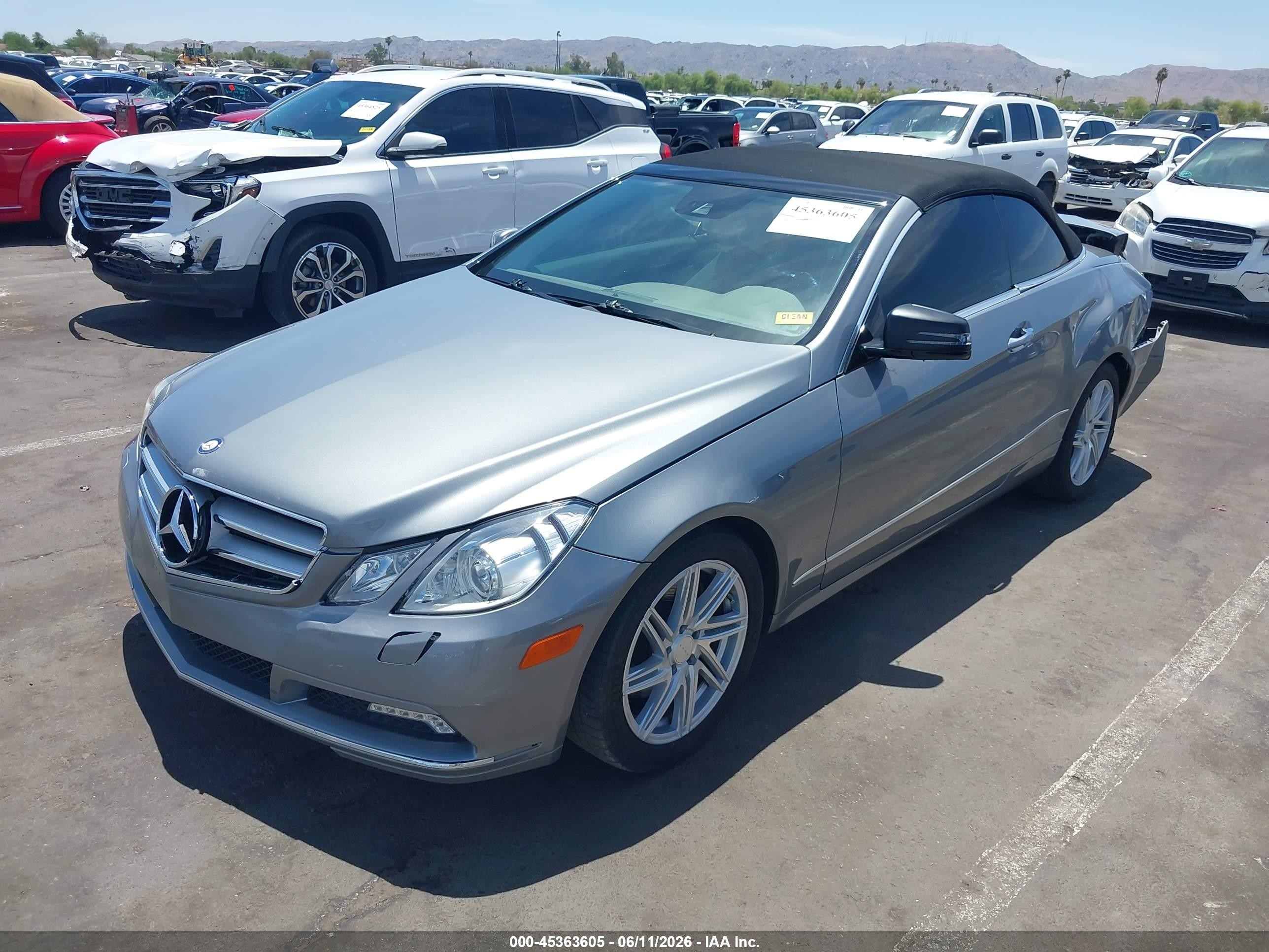 2011 Mercedes-benz E 350   Gray vin: WDDKK5GF5BF098586
