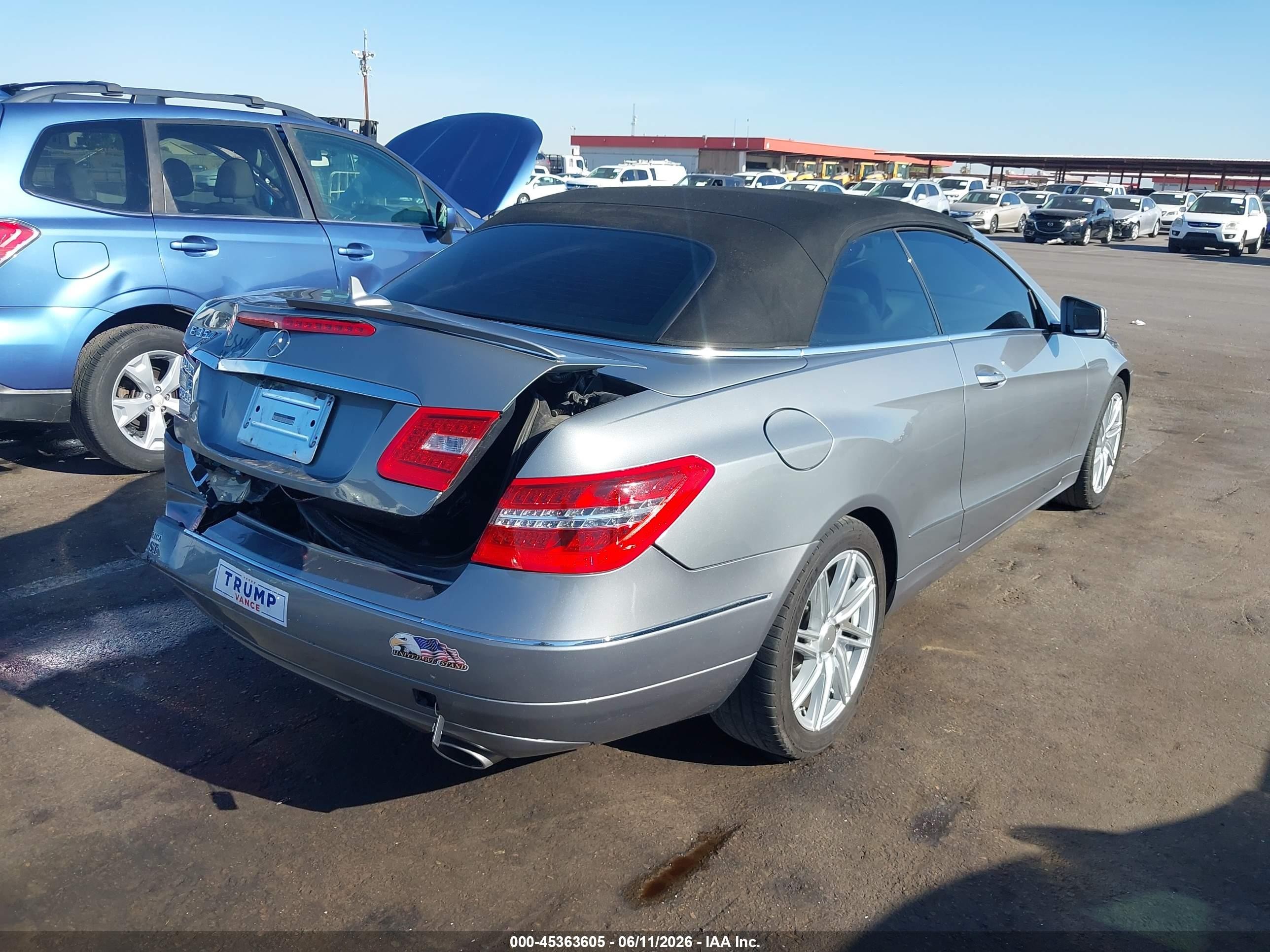 2011 Mercedes-benz E 350   Gray vin: WDDKK5GF5BF098586