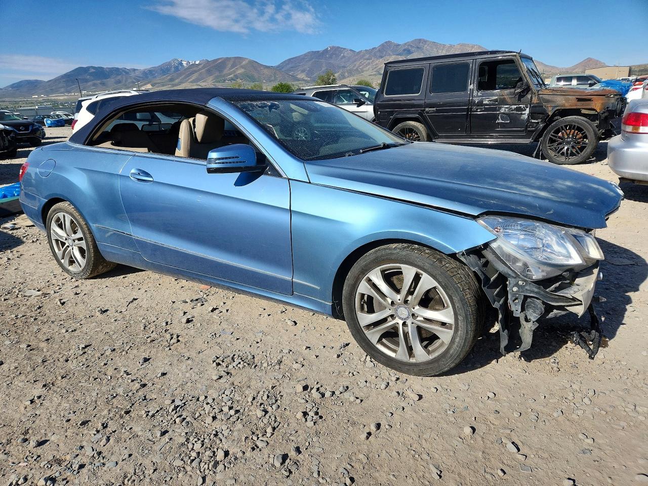 2011 Mercedes-benz E 350 Blue vin: WDDKK5GF6BF064396