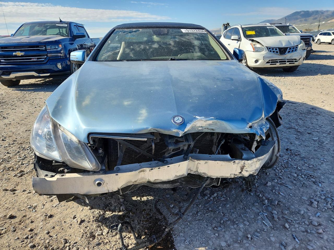 2011 Mercedes-benz E 350 Blue vin: WDDKK5GF6BF064396