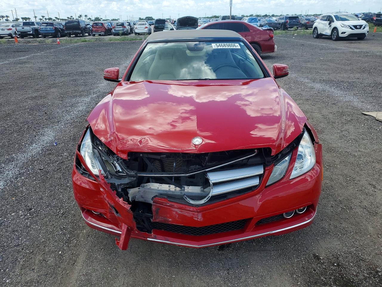 2011 Mercedes-benz E 350 Красный vin: WDDKK5GF7BF086374