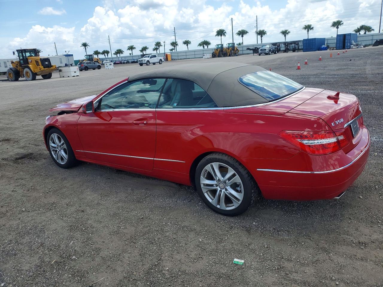 2011 Mercedes-benz E 350 Красный vin: WDDKK5GF7BF086374