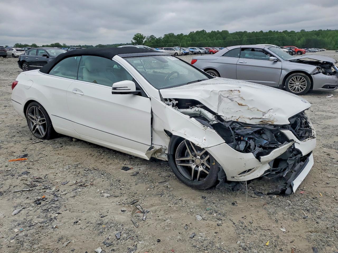 2014 Mercedes-benz E 350 White vin: WDDKK5KF0EF254819