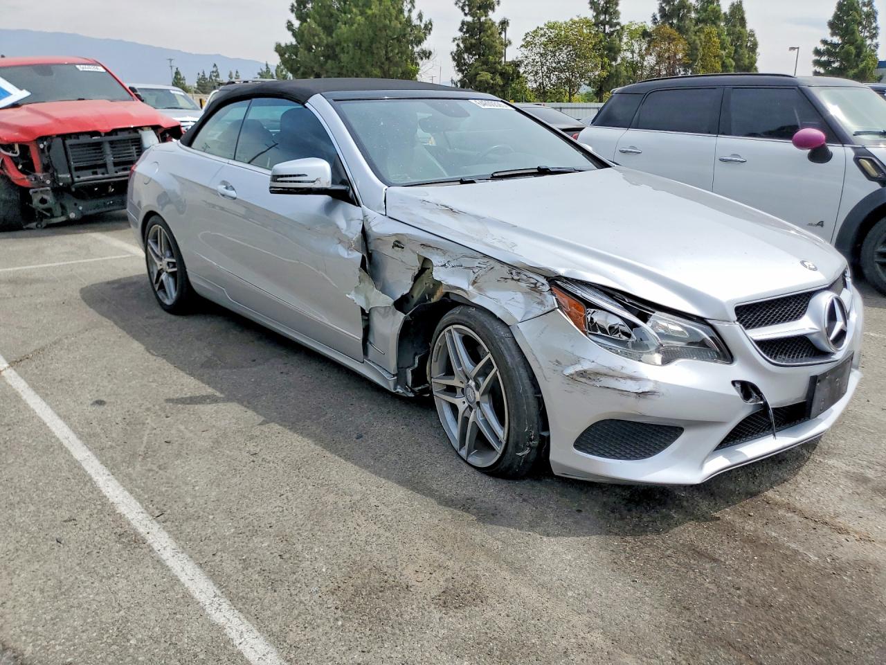 2014 Mercedes-benz E 350 Silver vin: WDDKK5KF0EF270468
