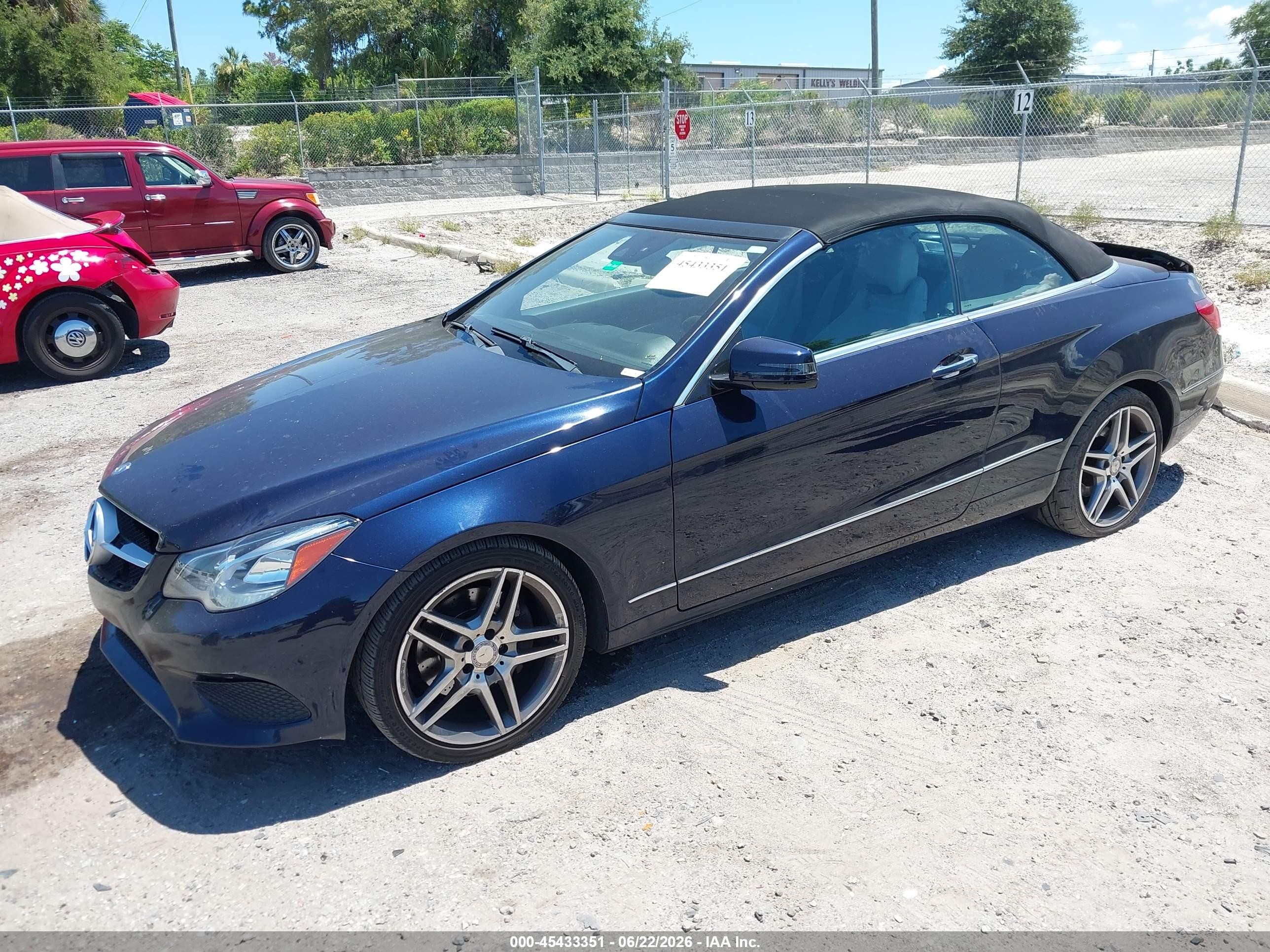 2014 Mercedes-benz E 350   Dark Blue vin: WDDKK5KF1EF248639