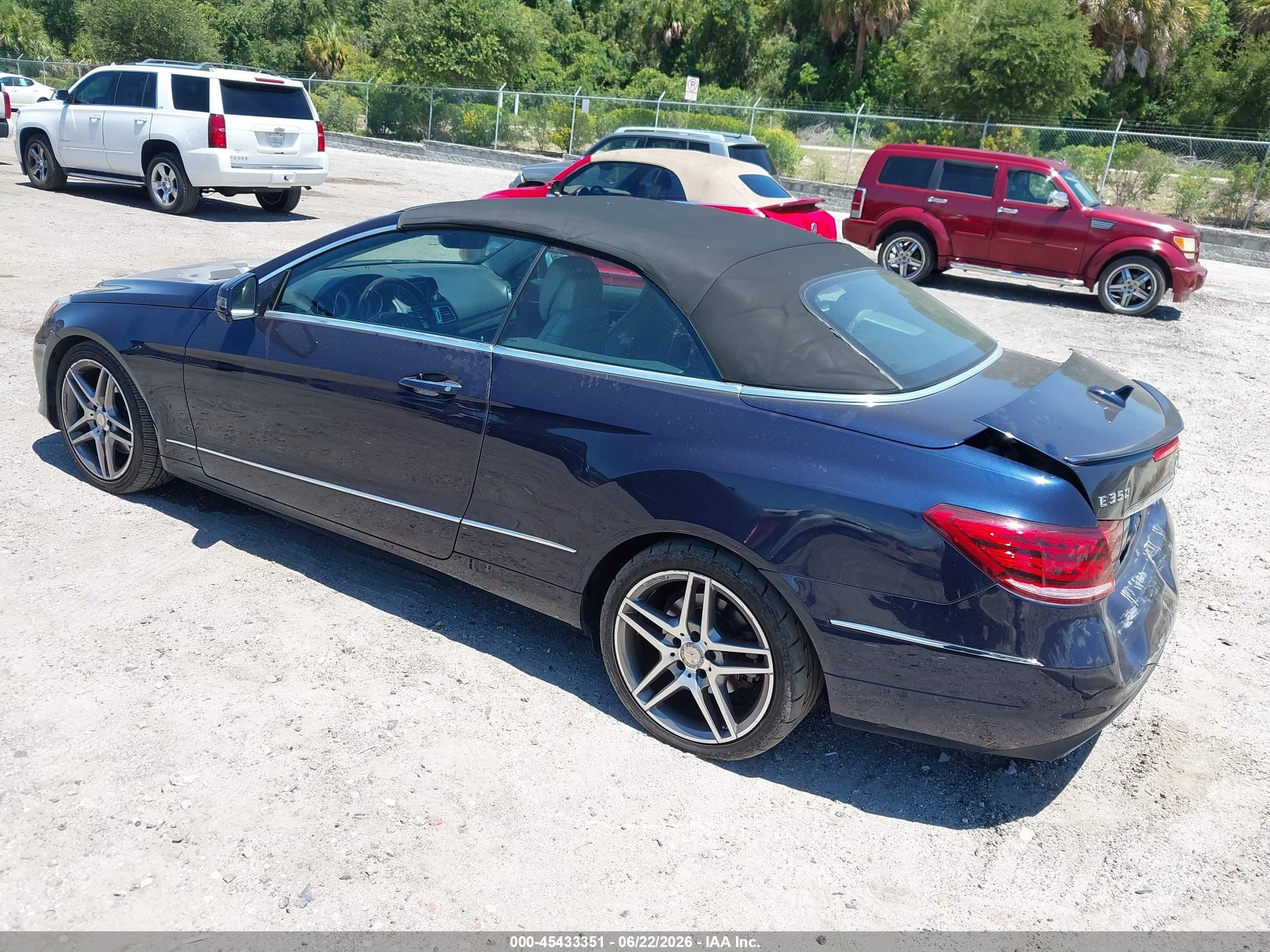 2014 Mercedes-benz E 350   Dark Blue vin: WDDKK5KF1EF248639