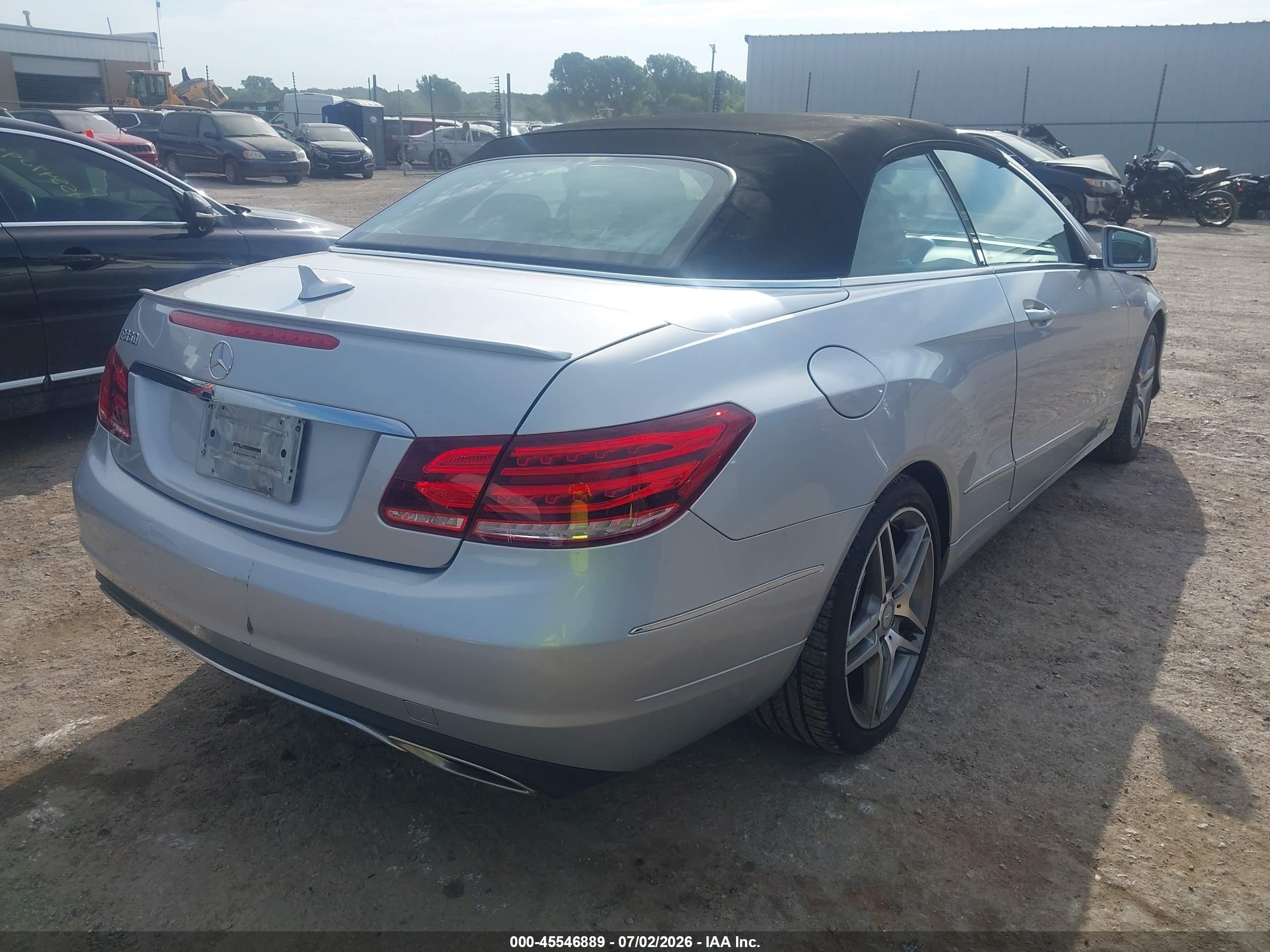 2014 Mercedes-benz E 350   Silver vin: WDDKK5KF1EF266591