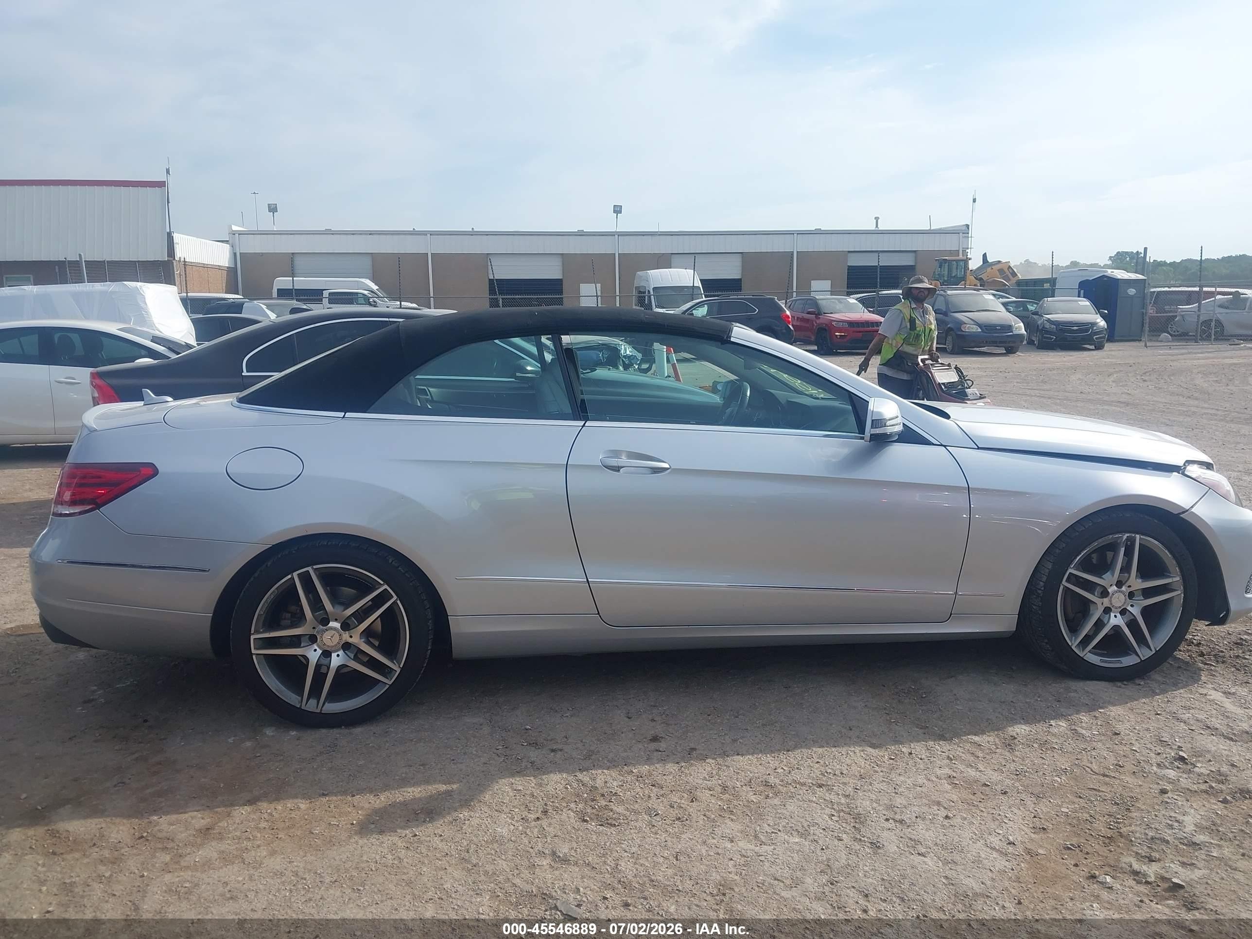 2014 Mercedes-benz E 350   Silver vin: WDDKK5KF1EF266591