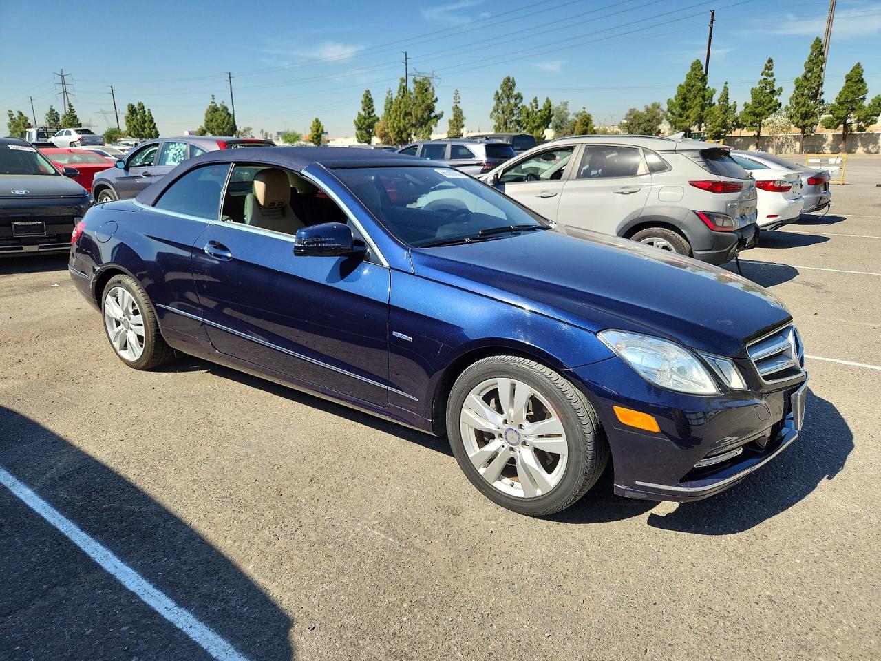 2012 Mercedes-benz E 350 Синий vin: WDDKK5KF3CF142349