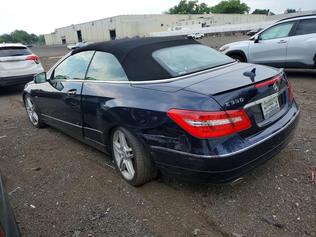 2012 Mercedes-benz E 350 Blue vin: WDDKK5KF3CF159930
