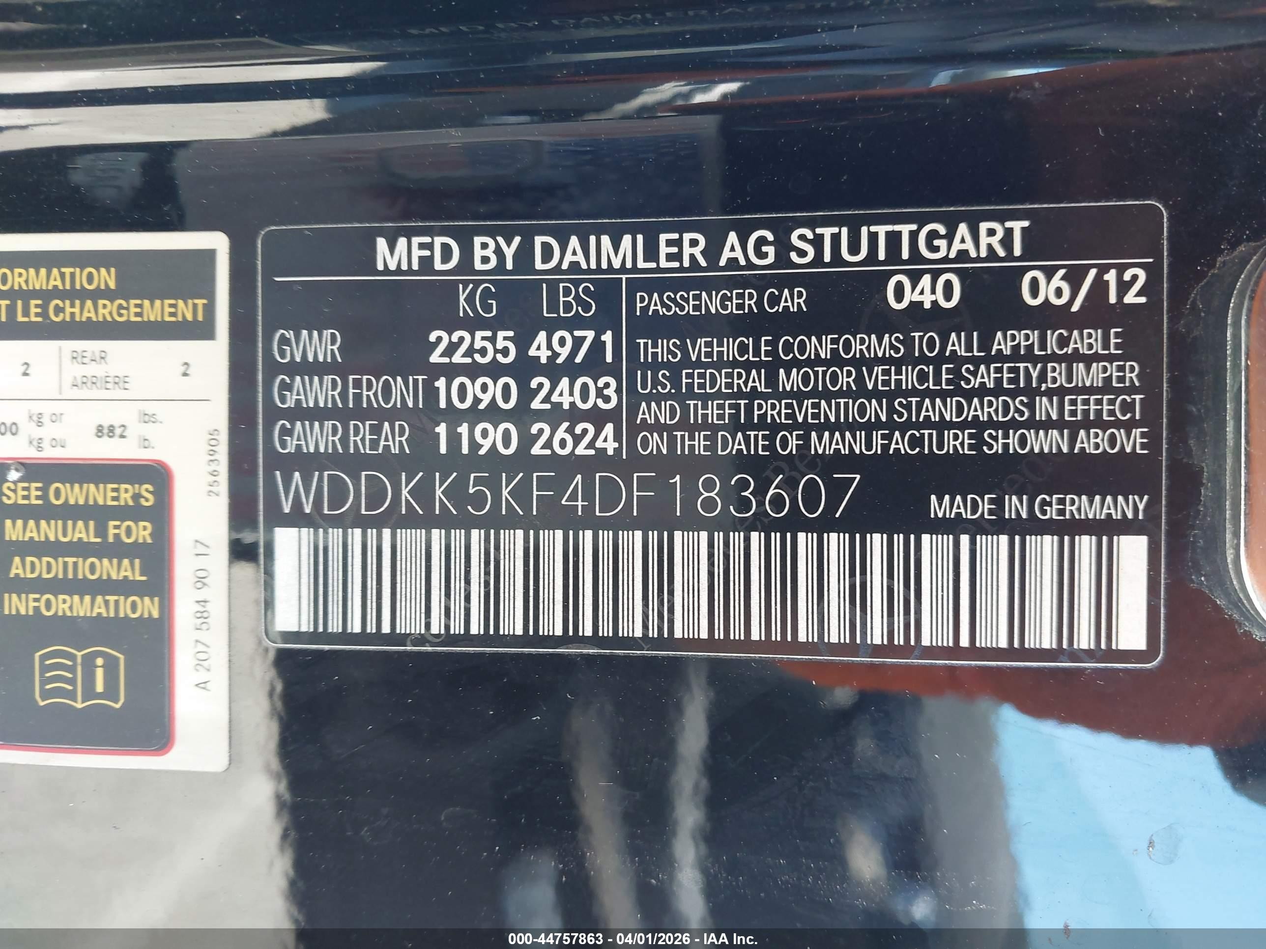 2013 Mercedes-benz E 350   Черный vin: WDDKK5KF4DF183607