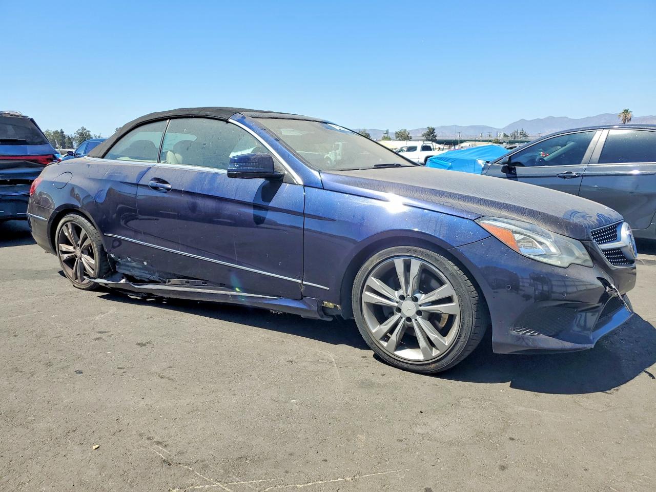 2014 Mercedes-benz E 350 Blue vin: WDDKK5KF4EF245542