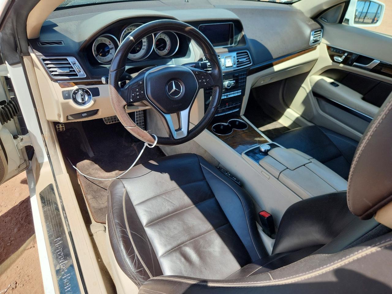 2014 Mercedes-benz E 350 White vin: WDDKK5KF4EF265029