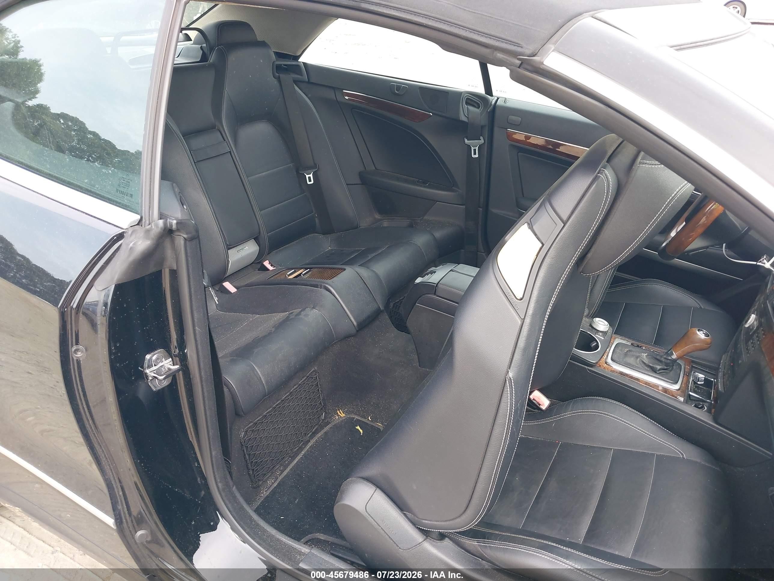 2012 Mercedes-benz E 350   Черный vin: WDDKK5KF5CF167477