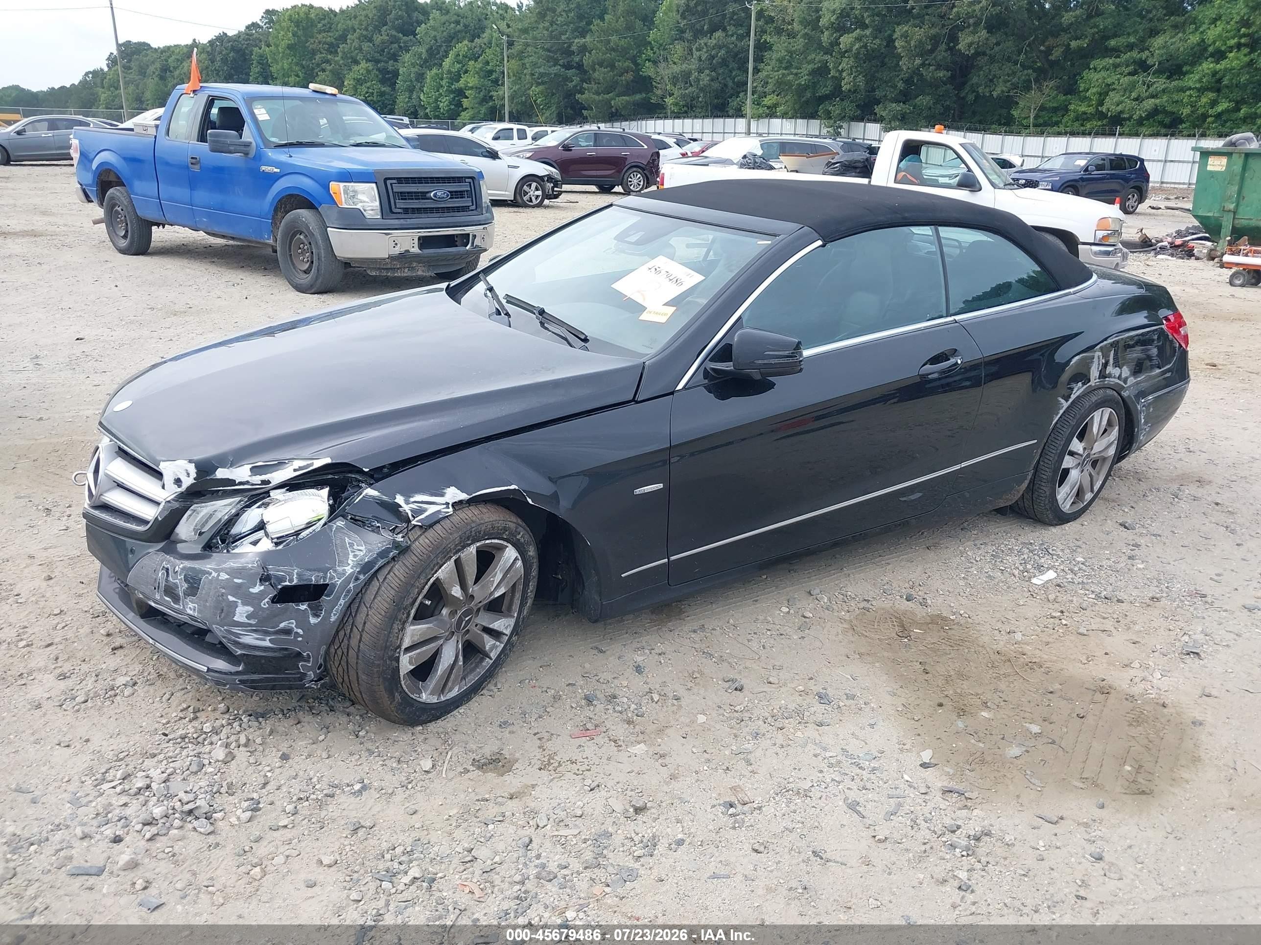 2012 Mercedes-benz E 350   Черный vin: WDDKK5KF5CF167477
