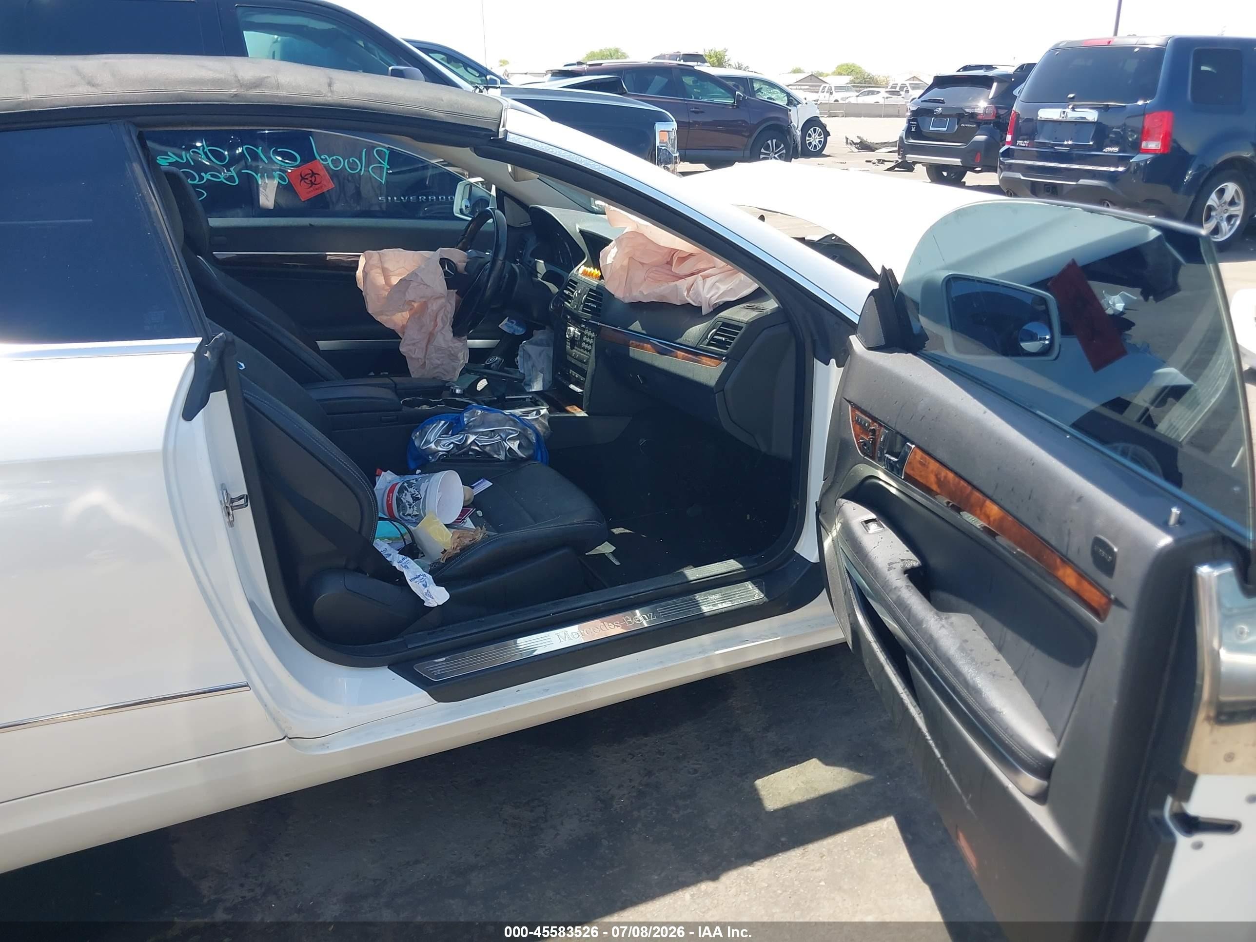 2013 Mercedes-benz E 350   White vin: WDDKK5KF5DF183048