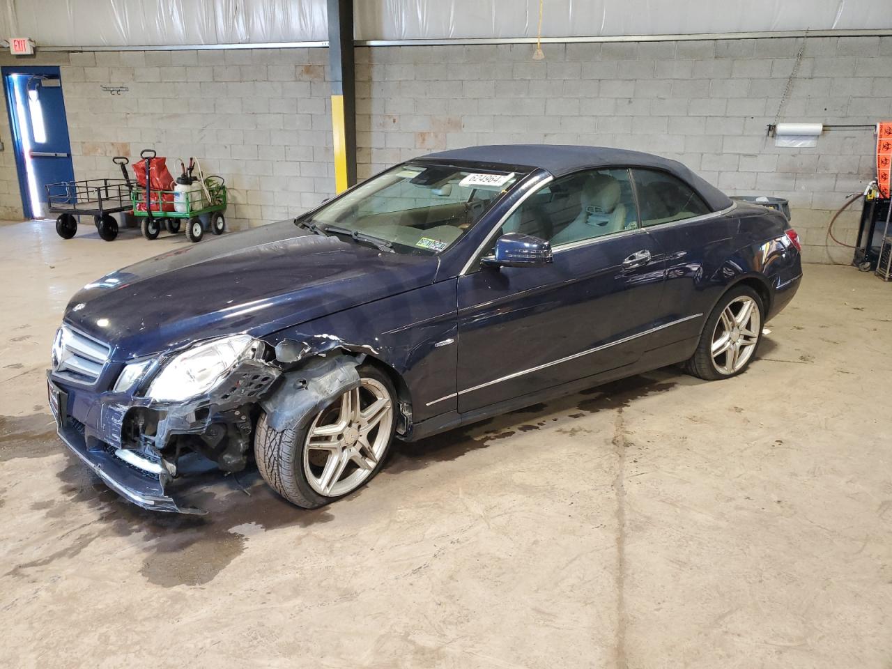 2012 Mercedes-benz E 350 Blue vin: WDDKK5KF7CF142757