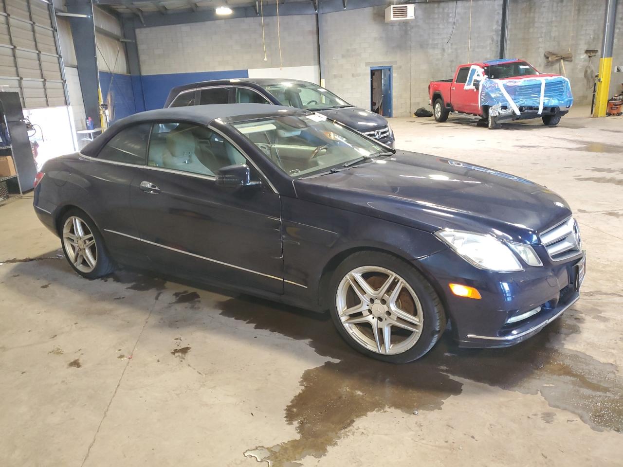 2012 Mercedes-benz E 350 Blue vin: WDDKK5KF7CF142757