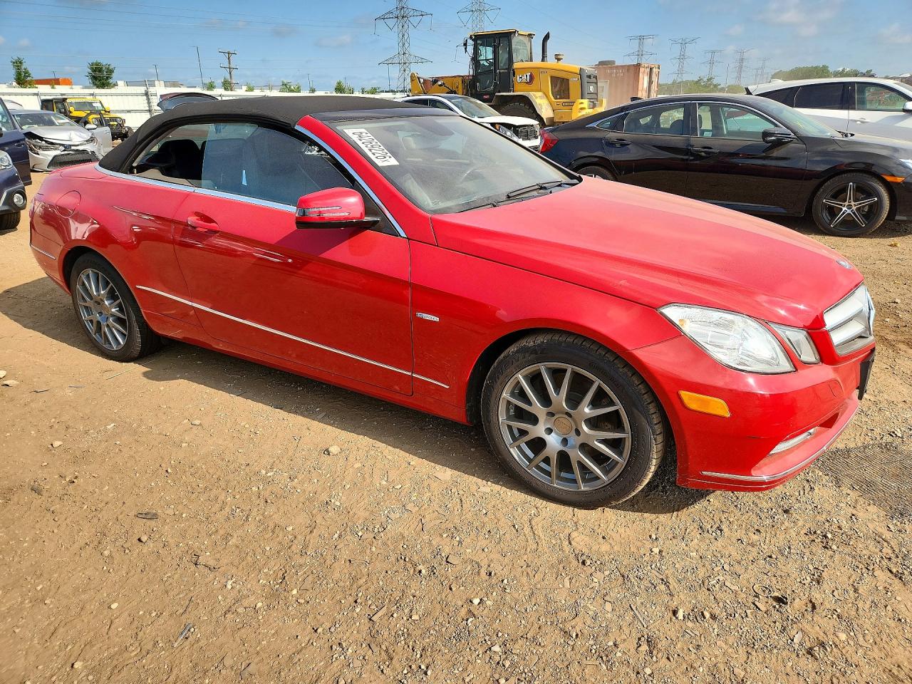 2012 Mercedes-benz E 350 Red vin: WDDKK5KF7CF150745