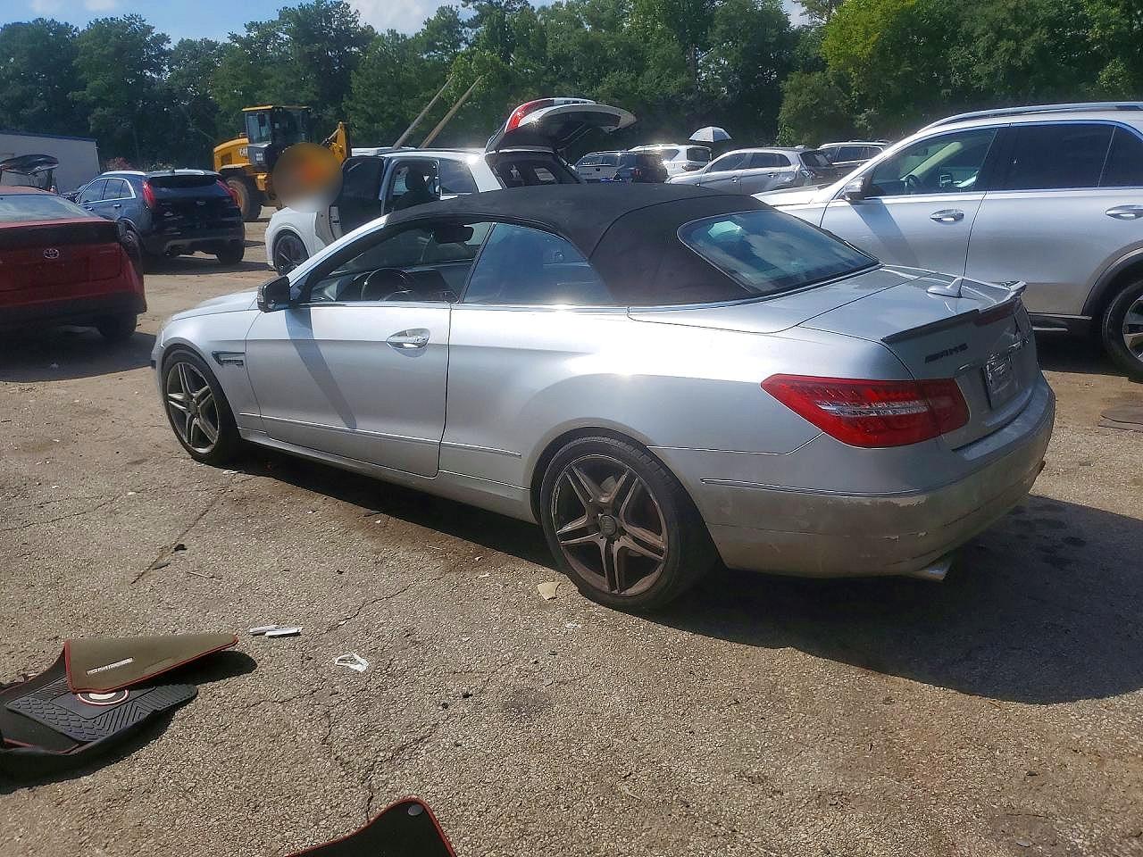 2012 Mercedes-benz E 350 Silver vin: WDDKK5KF7CF155685