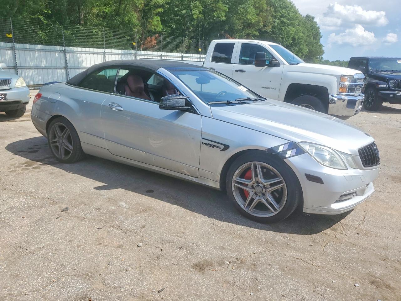 2012 Mercedes-benz E 350 Silver vin: WDDKK5KF7CF155685