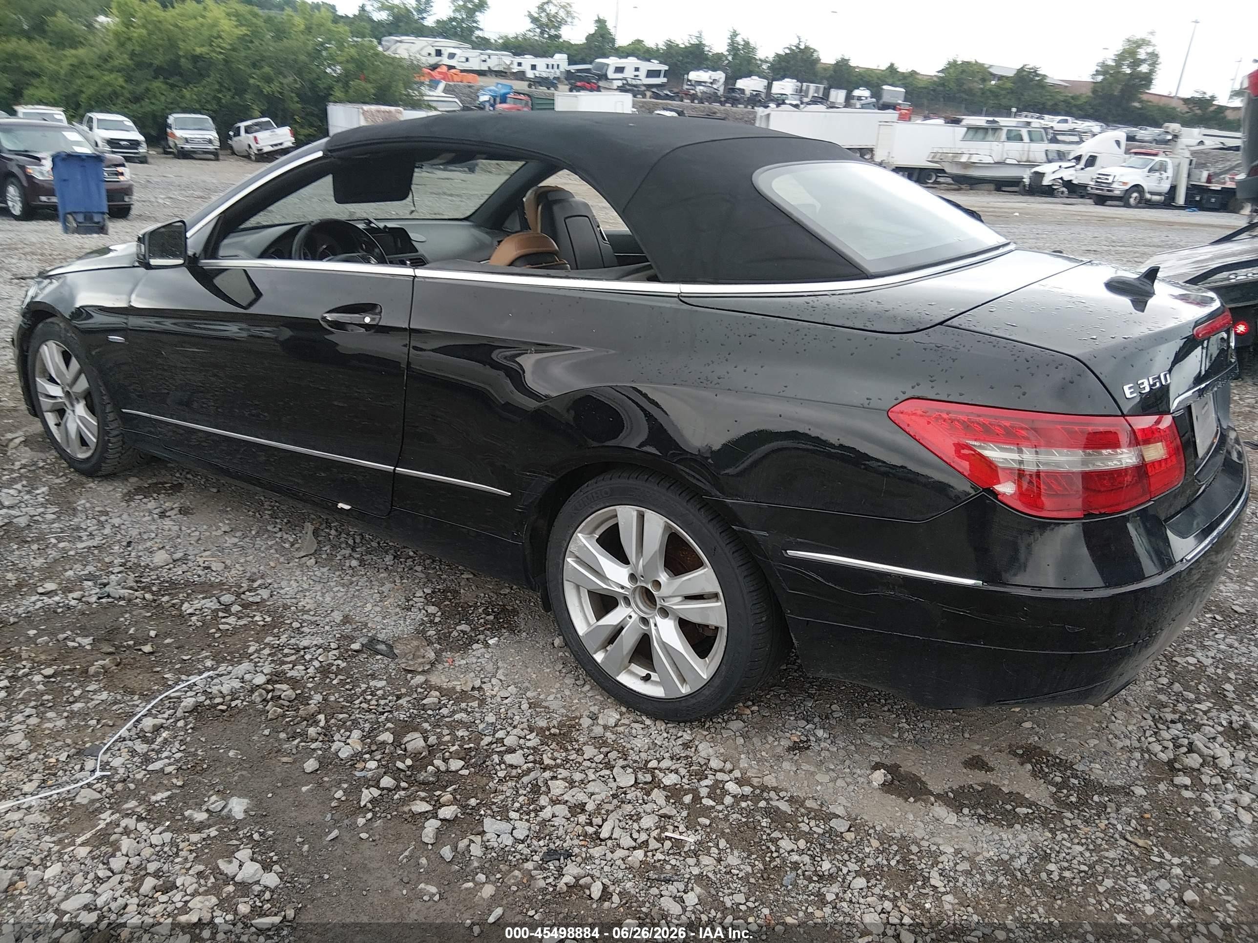 2012 Mercedes-benz E 350   Black vin: WDDKK5KF7CF170929