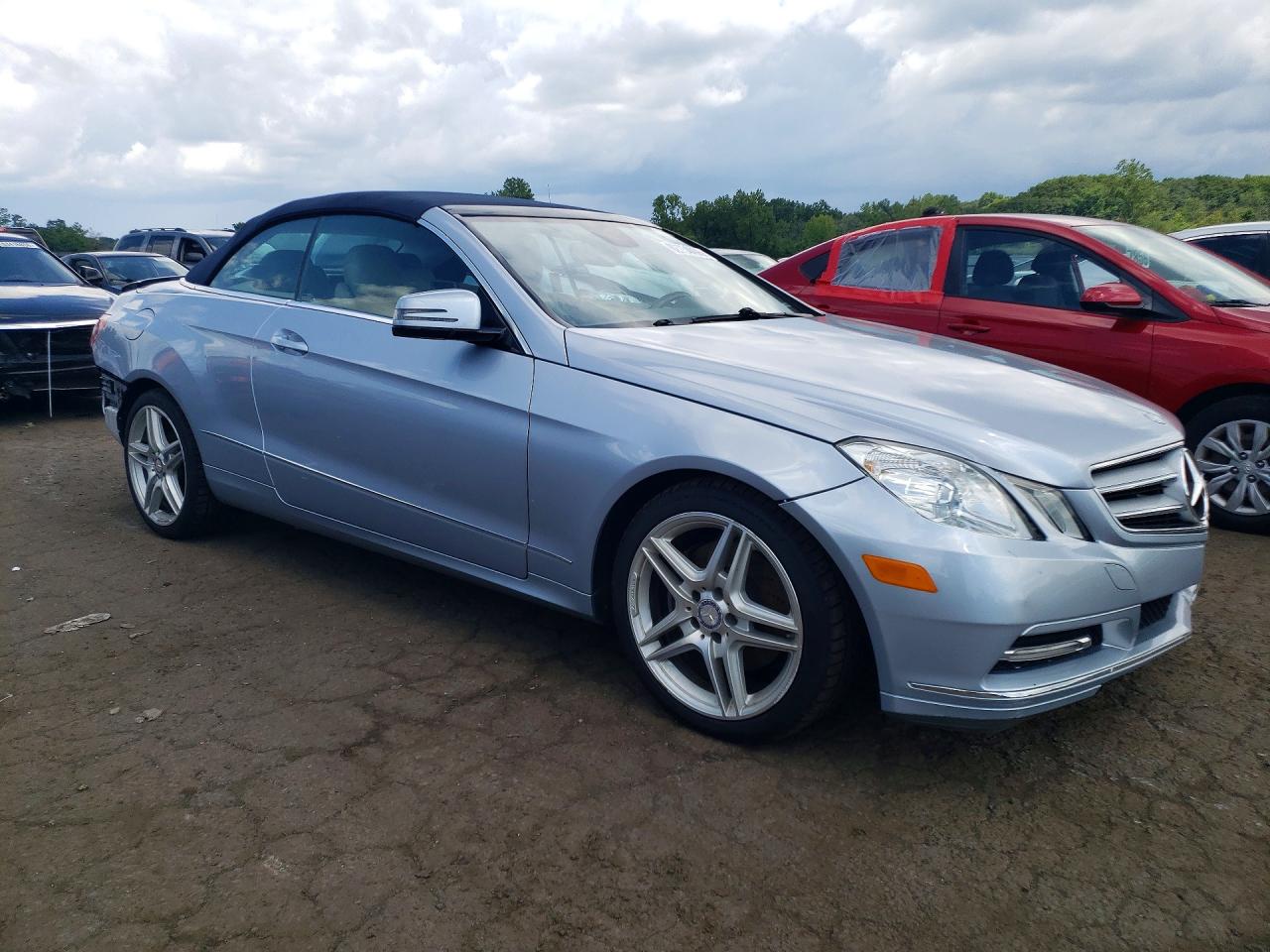 2013 Mercedes-benz E 350 Синий vin: WDDKK5KF7DF191135