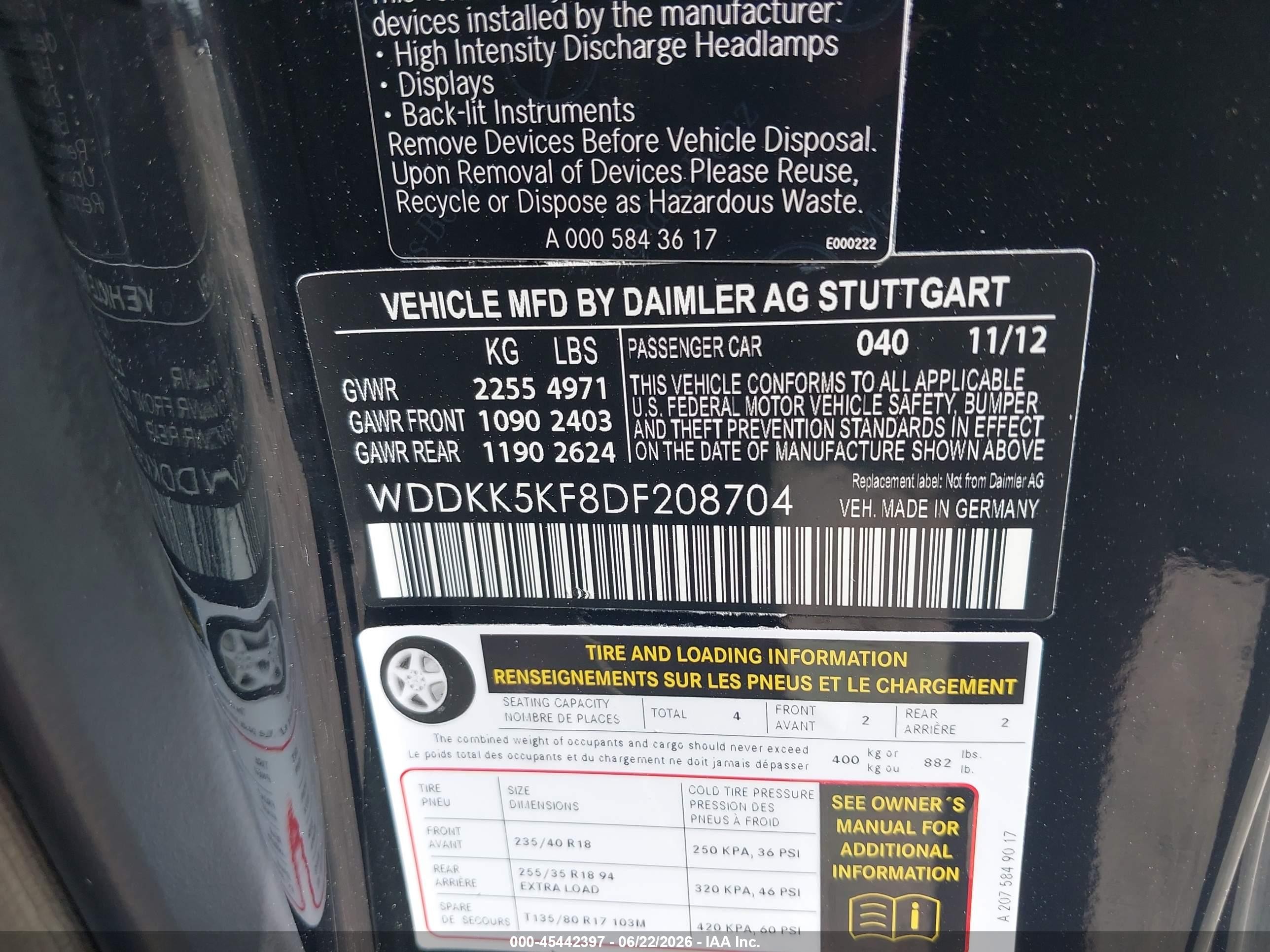 2013 Mercedes-benz E 350 Black vin: WDDKK5KF8DF208704