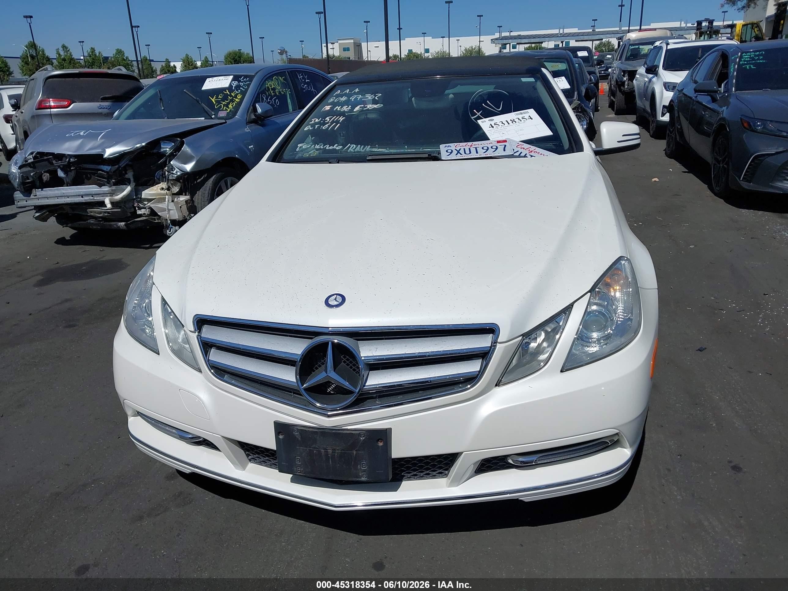 2013 Mercedes-benz E 350 Белый vin: WDDKK5KF8DF212154
