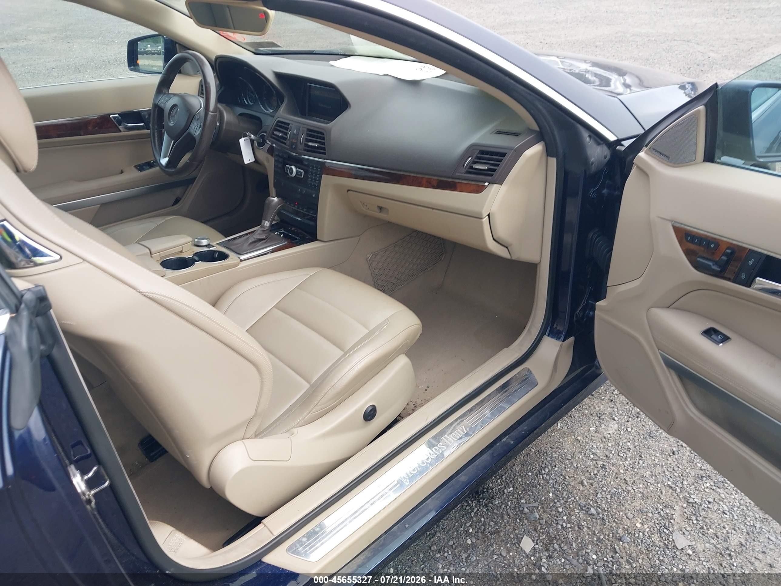 2012 Mercedes-benz E 350 Blue vin: WDDKK5KF9CF147958