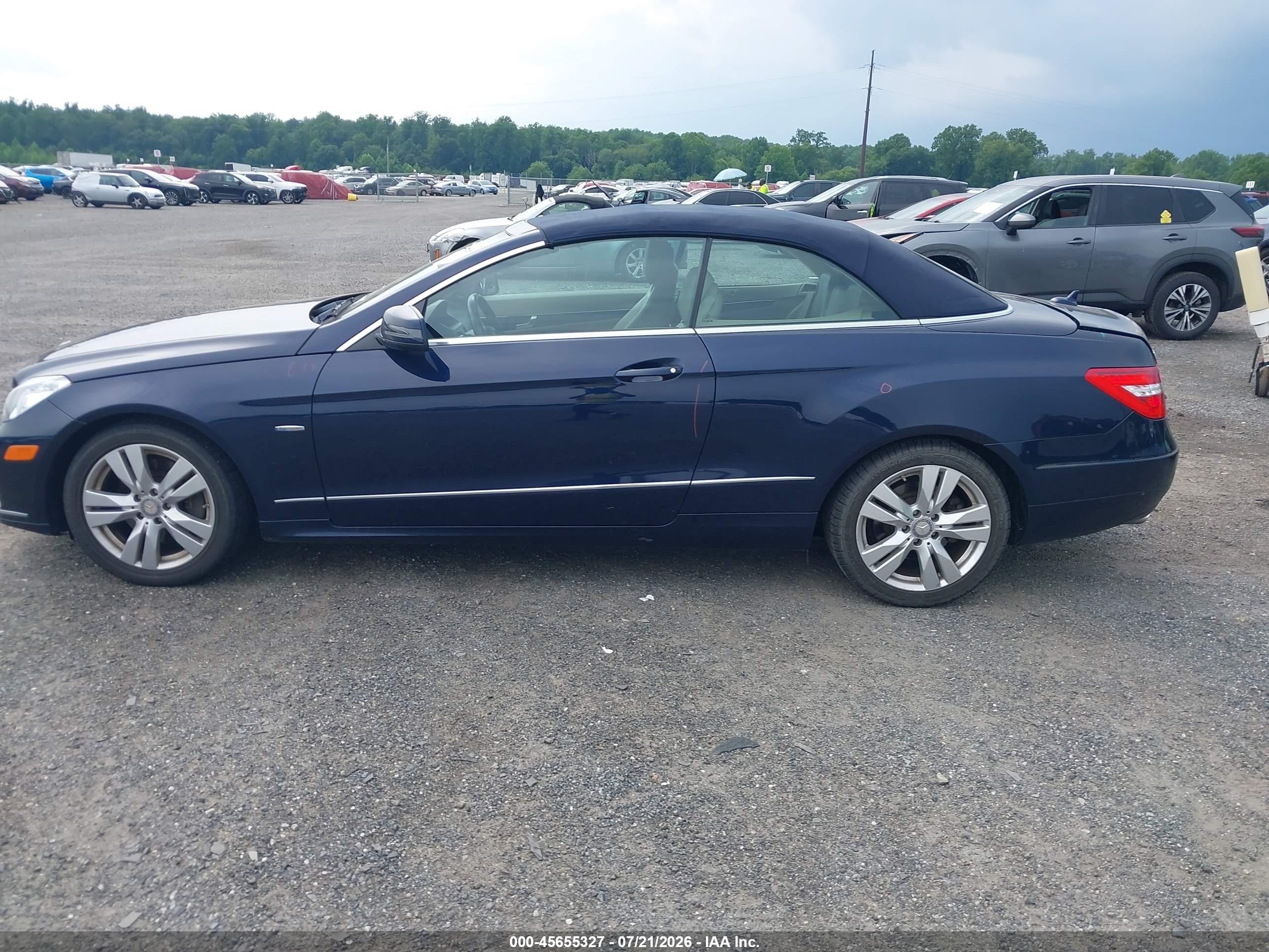 2012 Mercedes-benz E 350 Blue vin: WDDKK5KF9CF147958