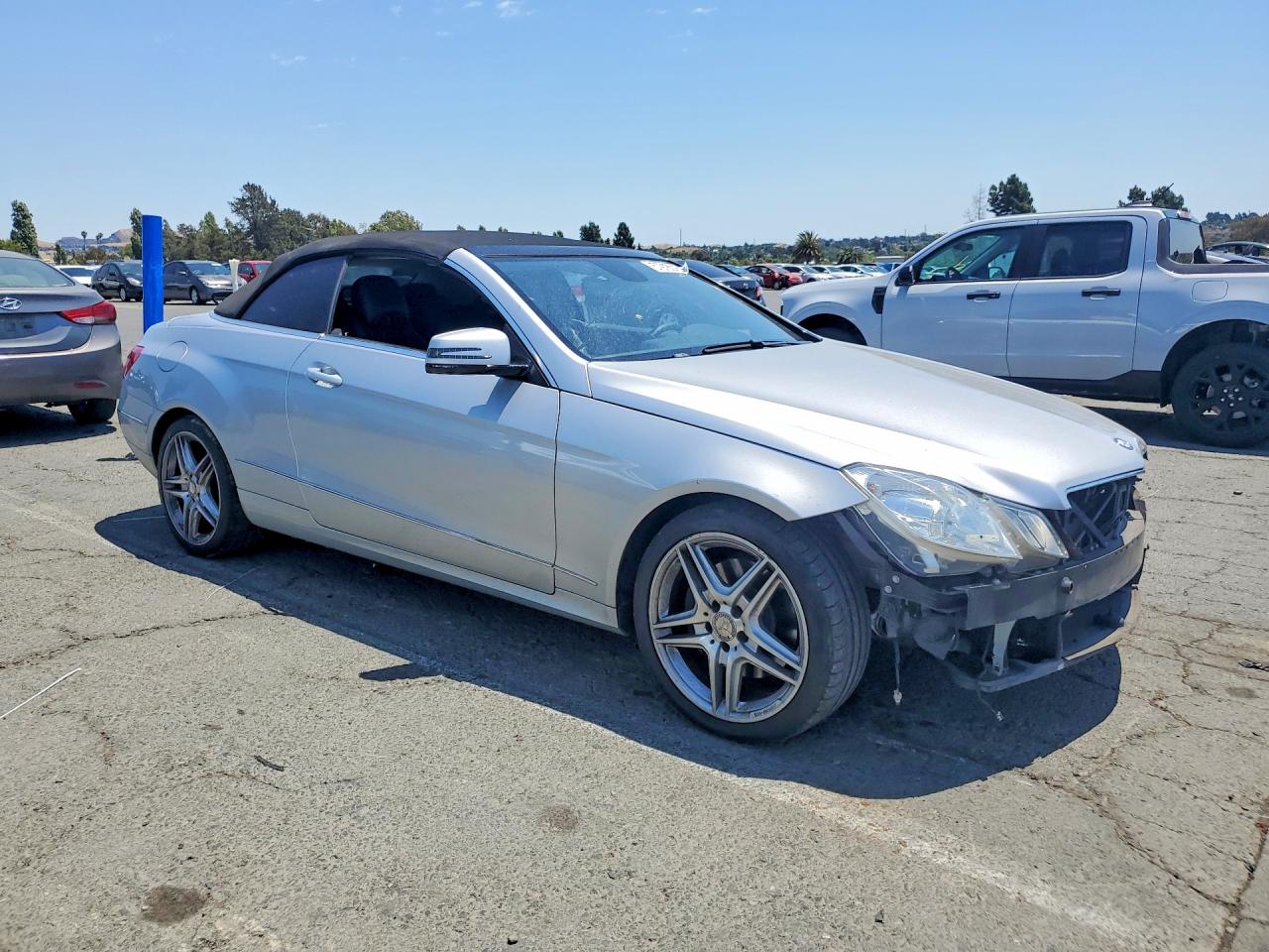 2013 Mercedes-benz E 350 Silver vin: WDDKK5KF9DF220666