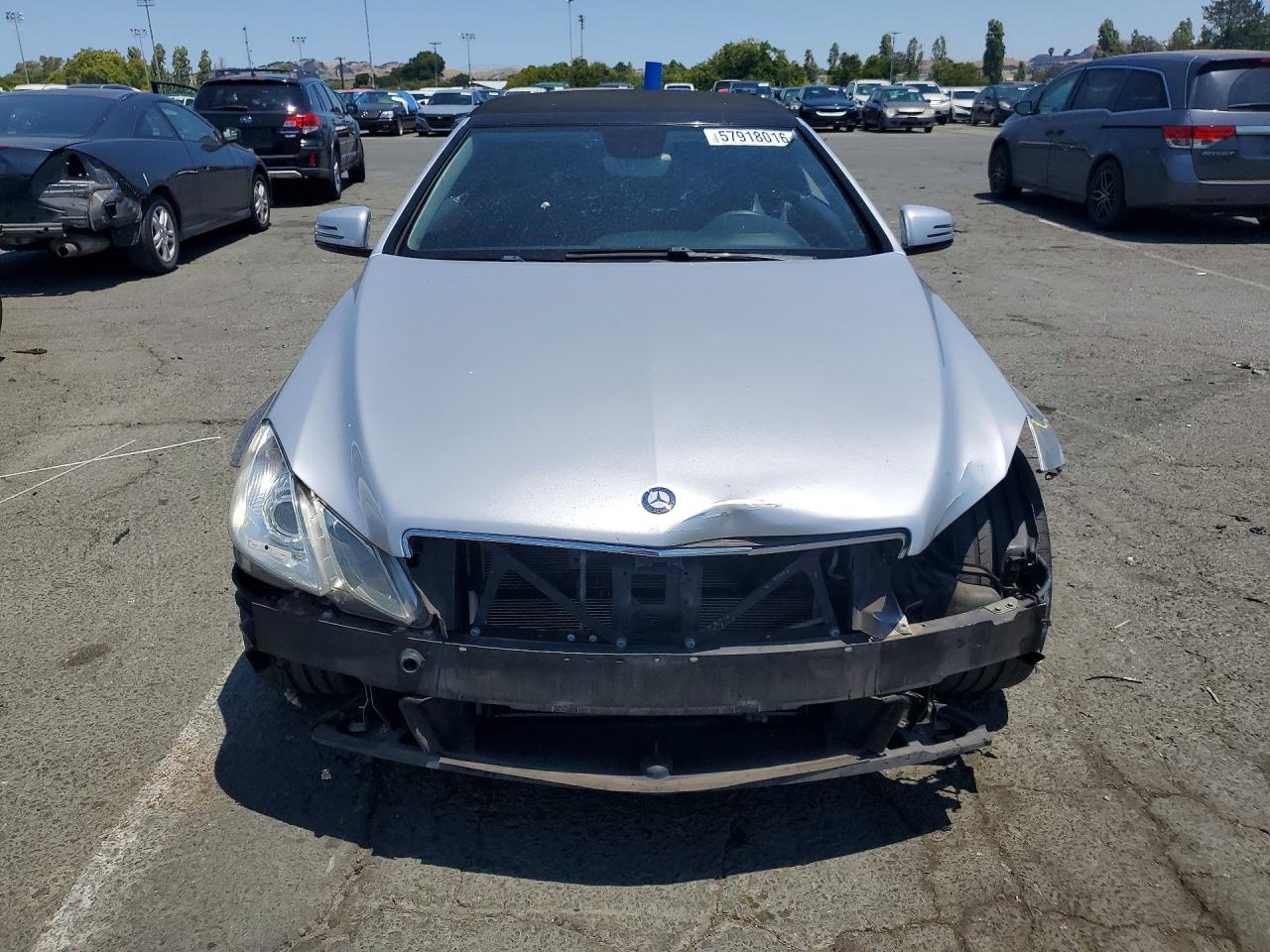 2013 Mercedes-benz E 350 Silver vin: WDDKK5KF9DF220666