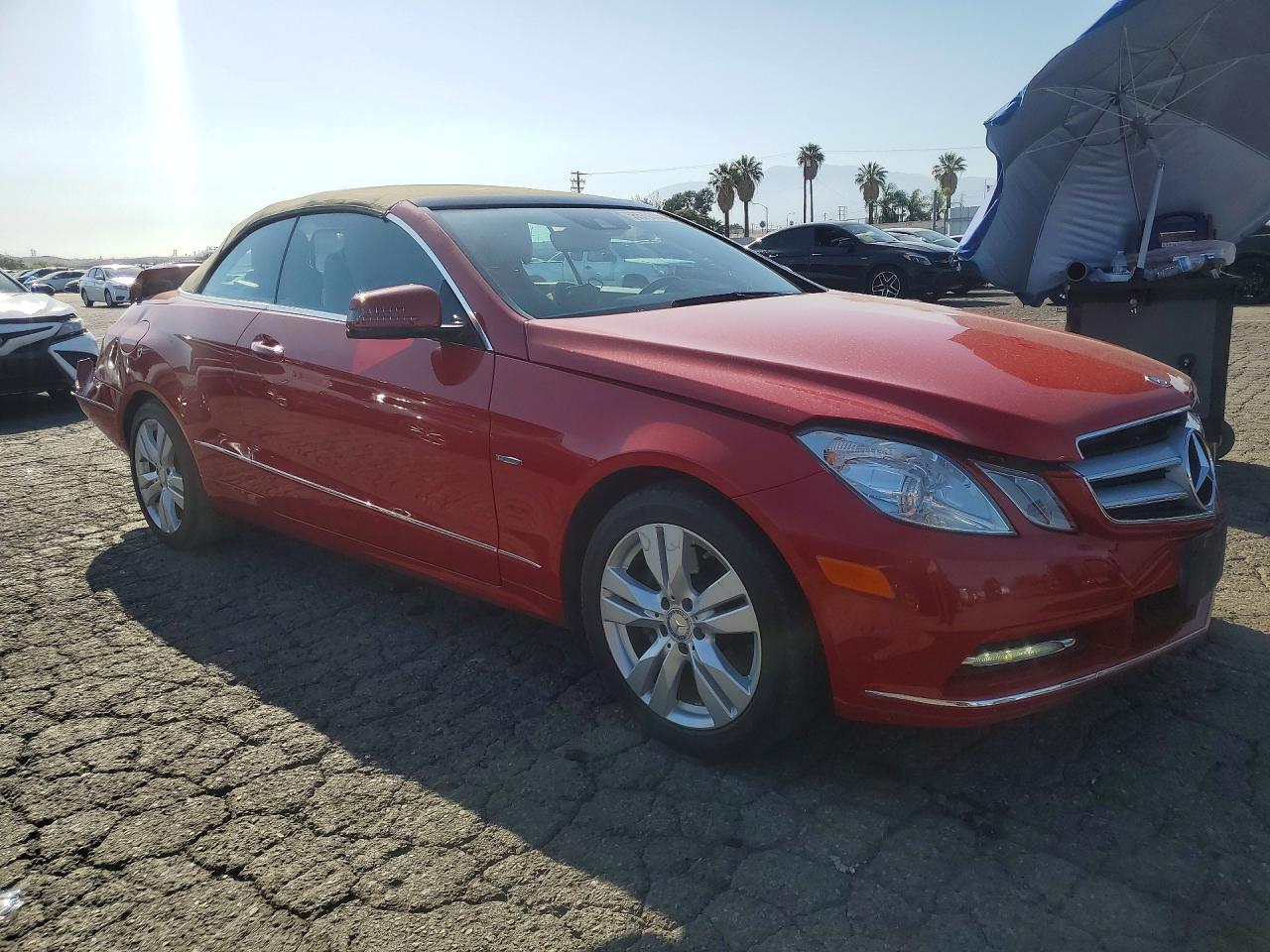 2012 Mercedes-benz E 350 Red vin: WDDKK5KFXCF143806