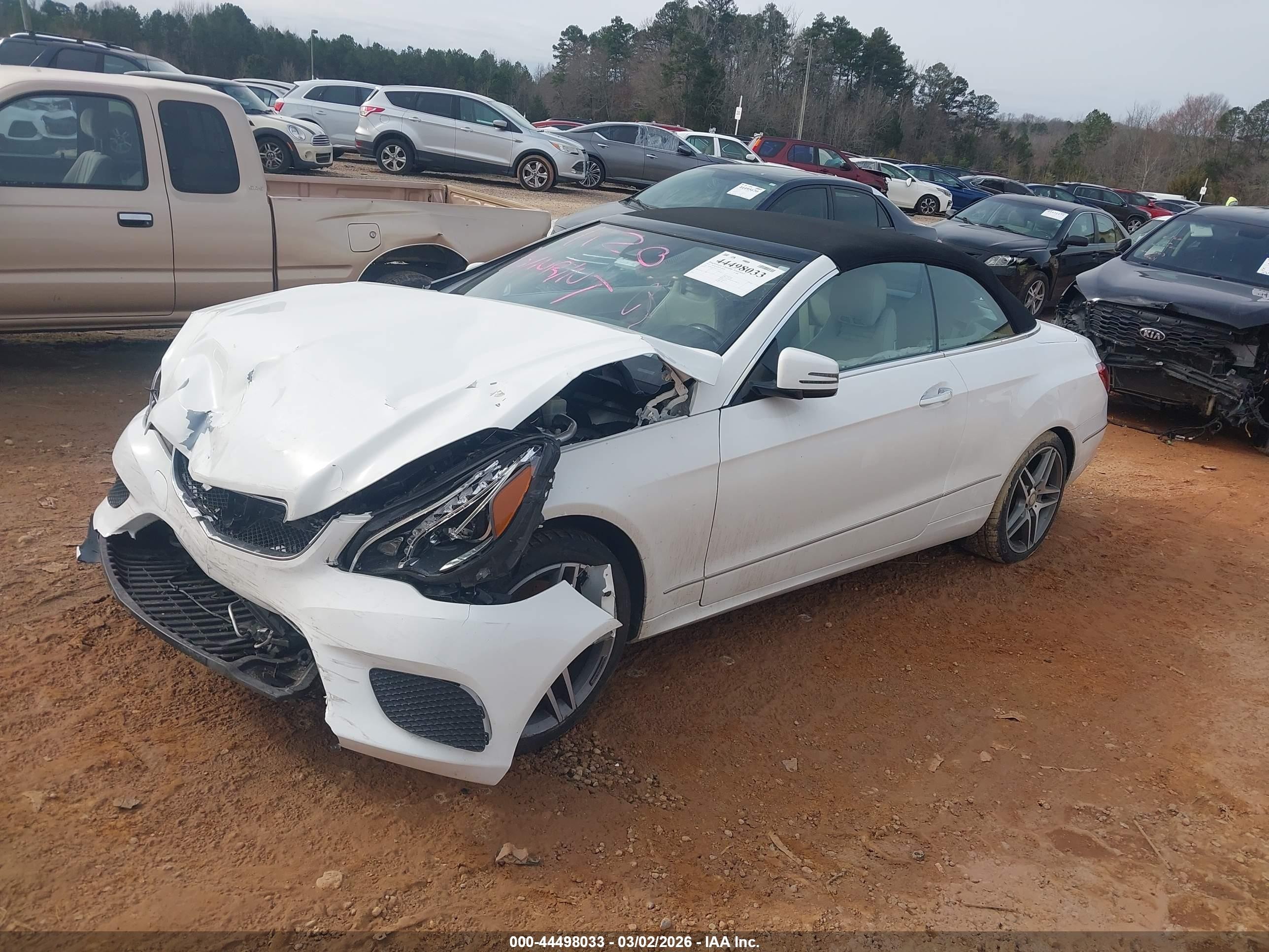 2015 Mercedes-benz E 400   Белый vin: WDDKK6FF0FF311120