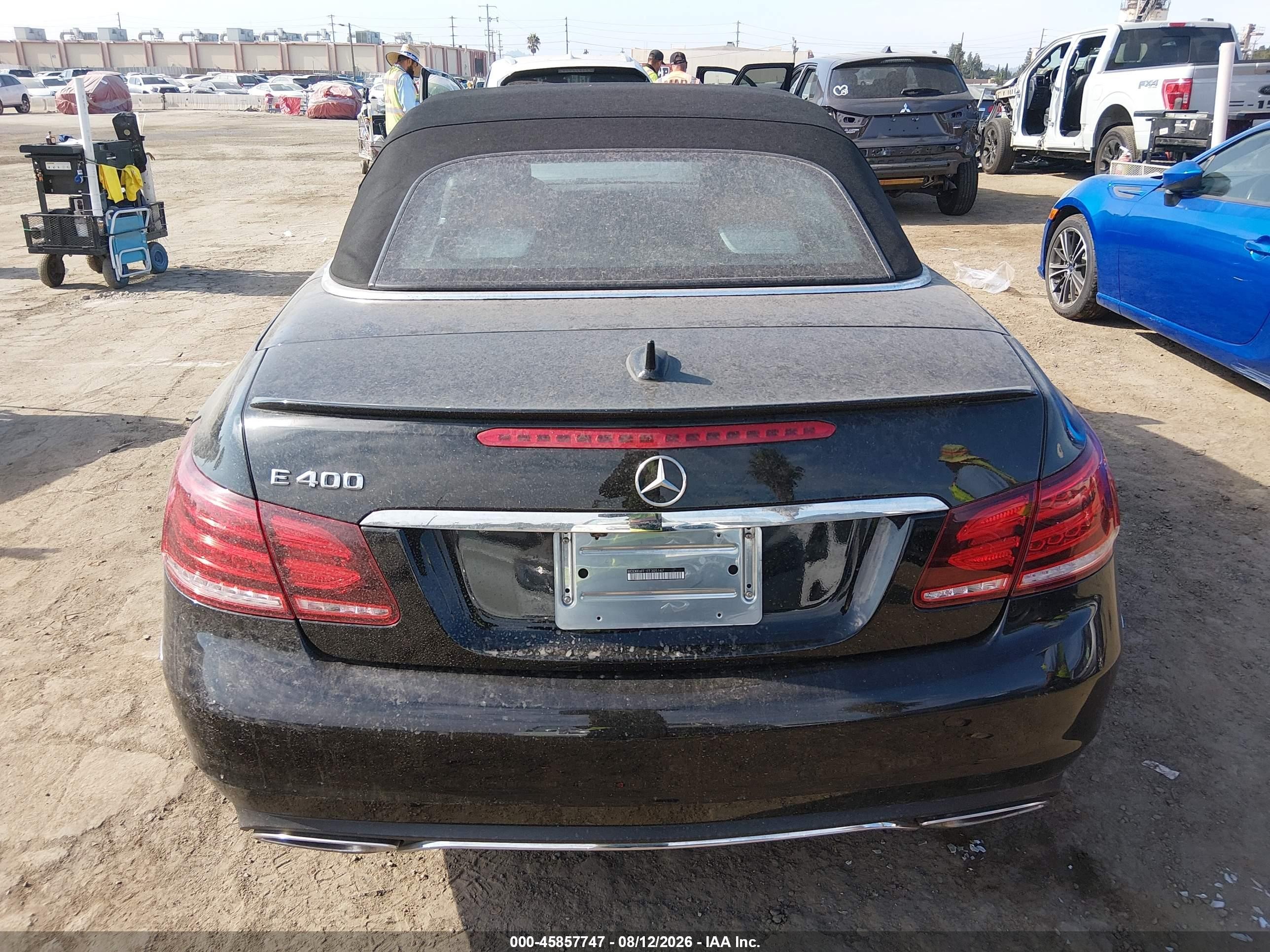 2015 Mercedes-benz E 400 Черный vin: WDDKK6FF1FF305147