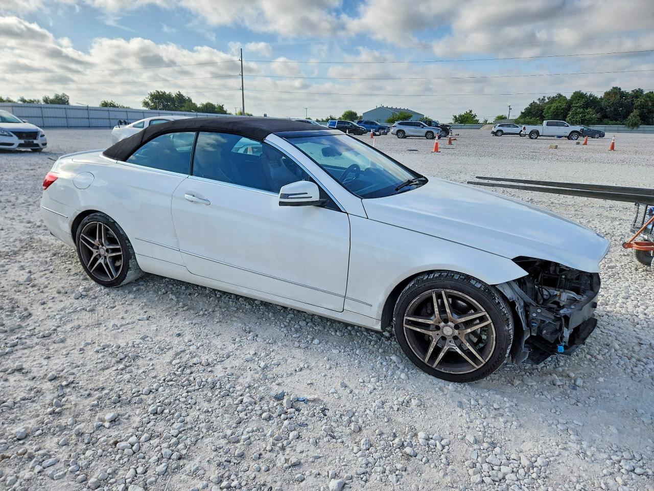2015 Mercedes-benz E 400 White vin: WDDKK6FF4FF297464