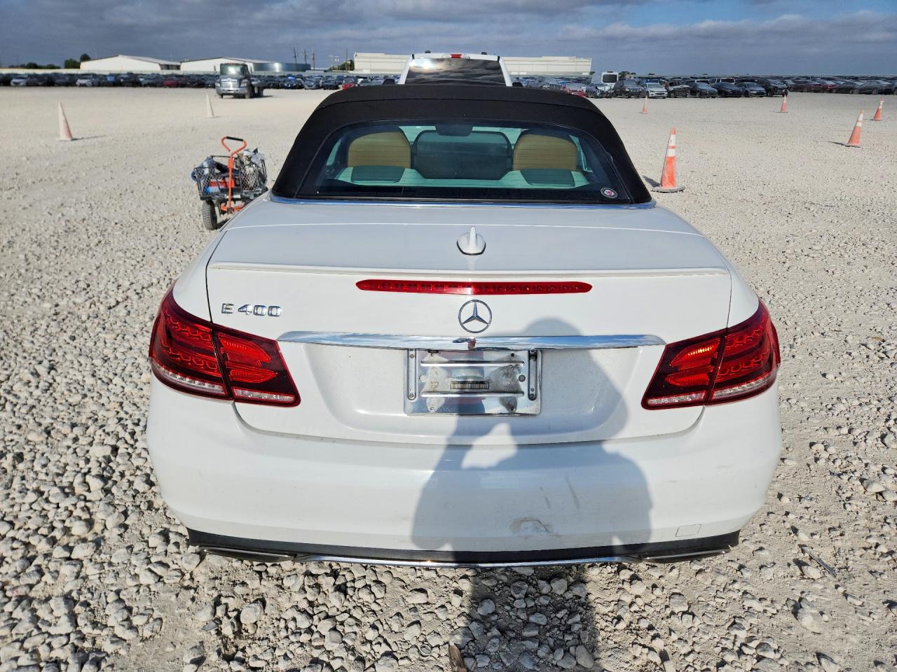 2015 Mercedes-benz E 400 White vin: WDDKK6FF4FF297464